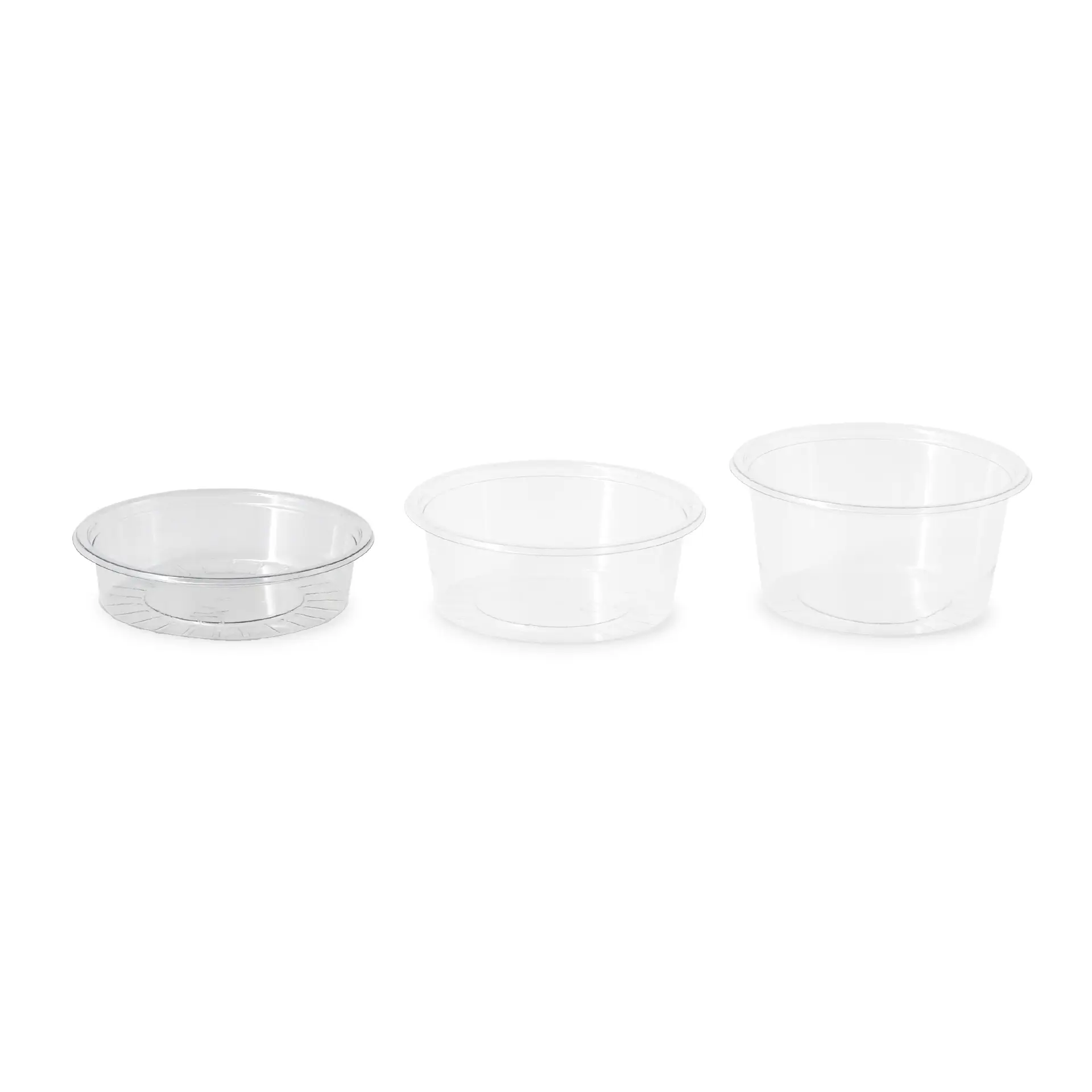 rPET-Portionsbecher 50 ml, Ø 75 mm, transparent rPET-Portionsbecher 50 ml, Ø 75 mm, transparent