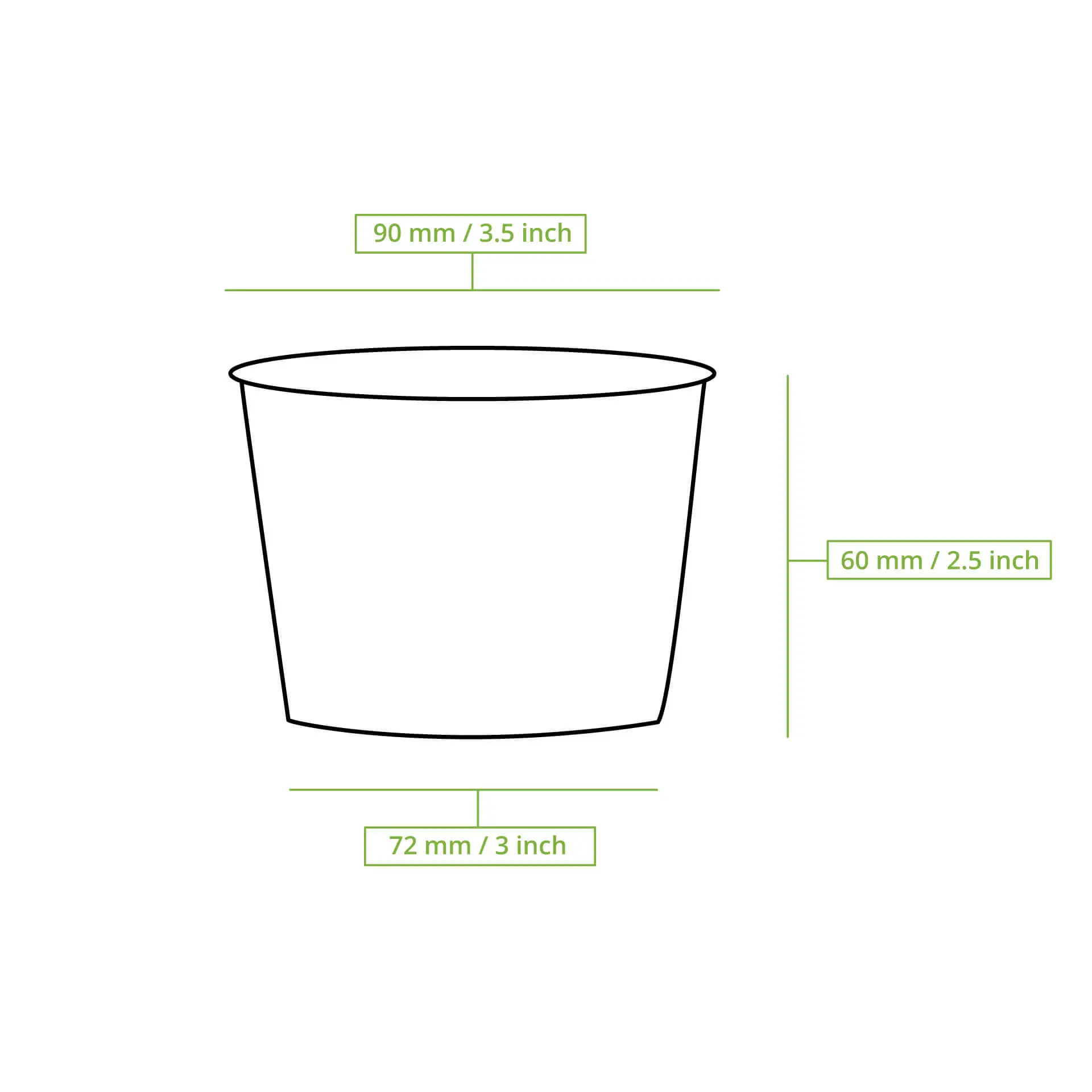 8 oz, Takeaway Soup container (coated), Ø 90 mm, brown 8 oz, Takeaway Soup container (coated), Ø 90 mm, brown