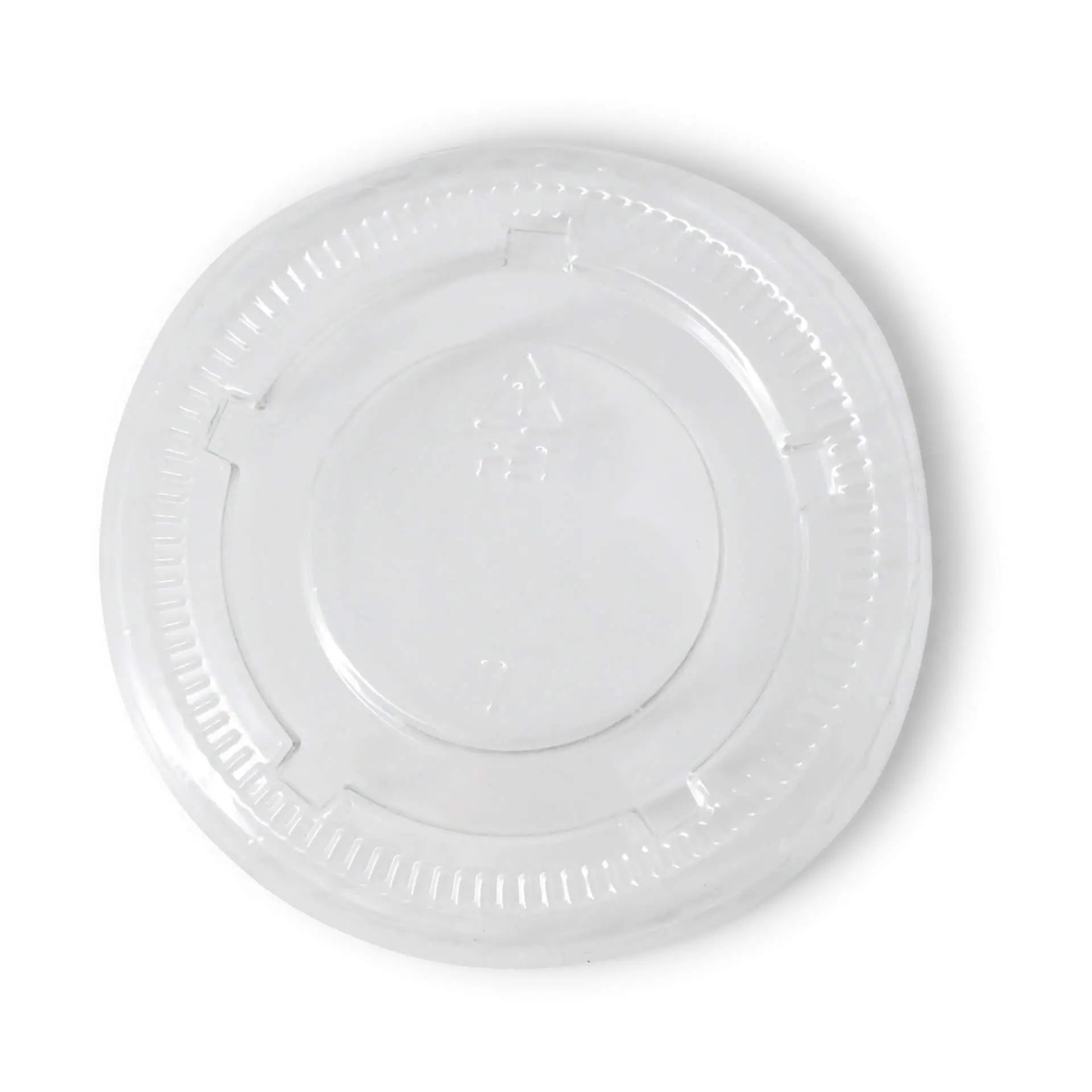 PET lids Ø 62 mm, clear, round