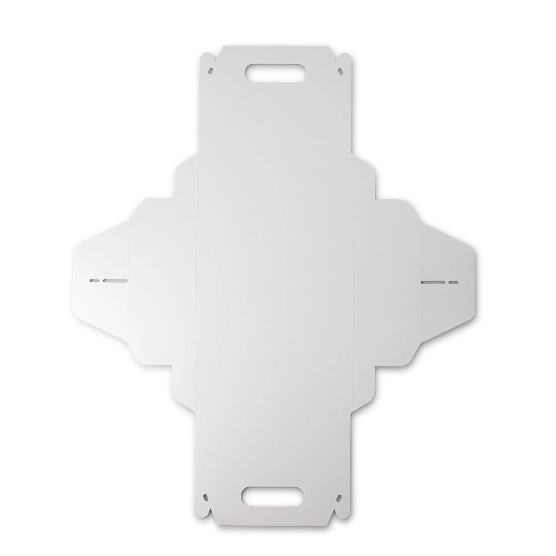 Kuchenbox aus Pappe mit Griff M, 21 x 16 x 9 cm, braun, faltbar