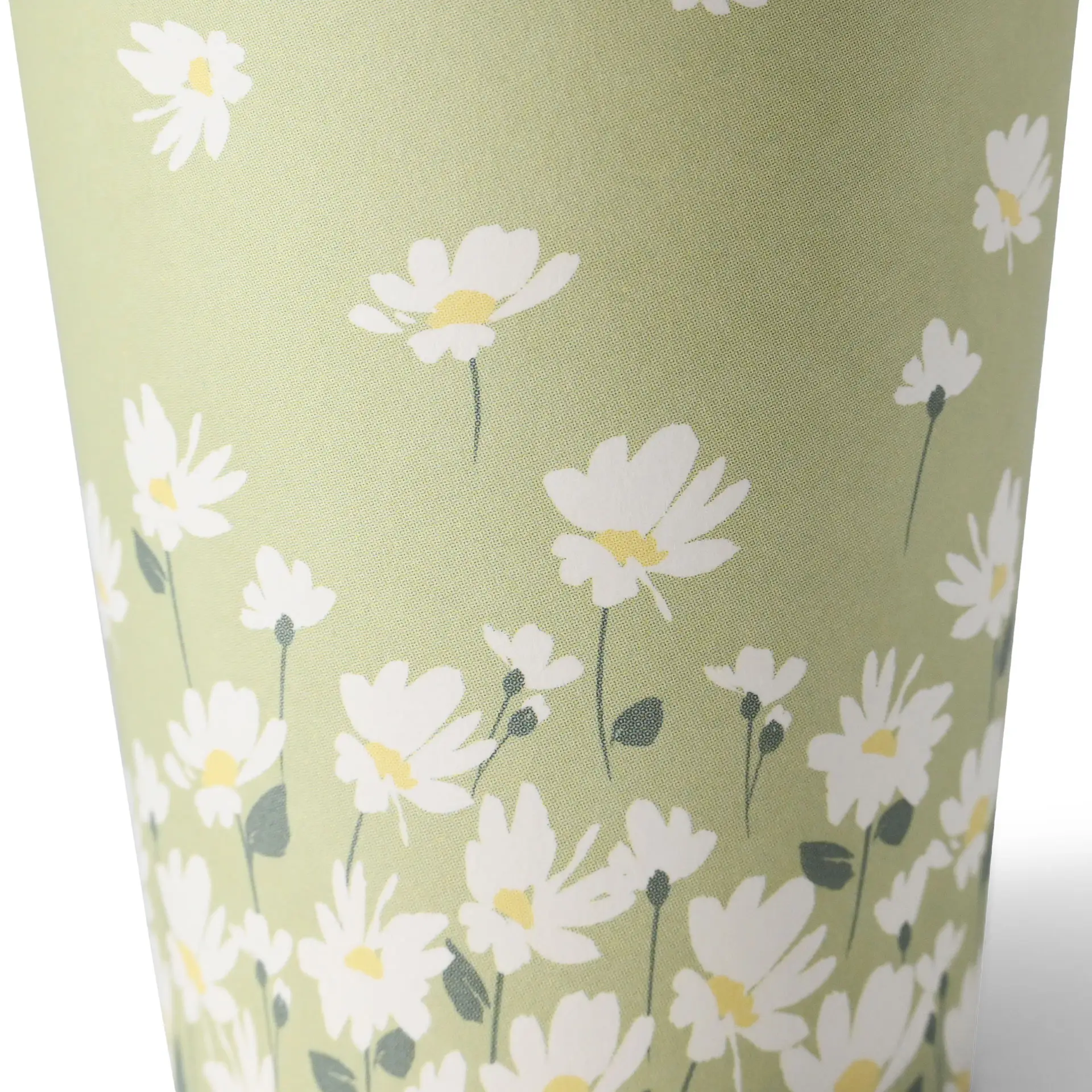 Pappbecher Frühling "Gänseblümchen" 200 ml / 8 oz, Ø 80 mm, grün