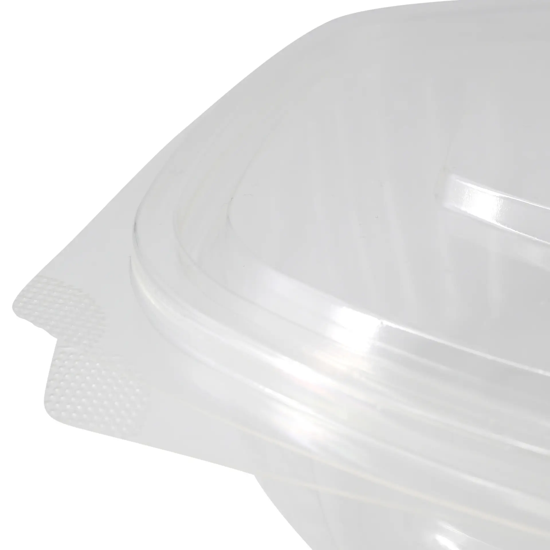 PLA-Feinkost-Schalen 750 ml, Klappdeckel, rechteckig