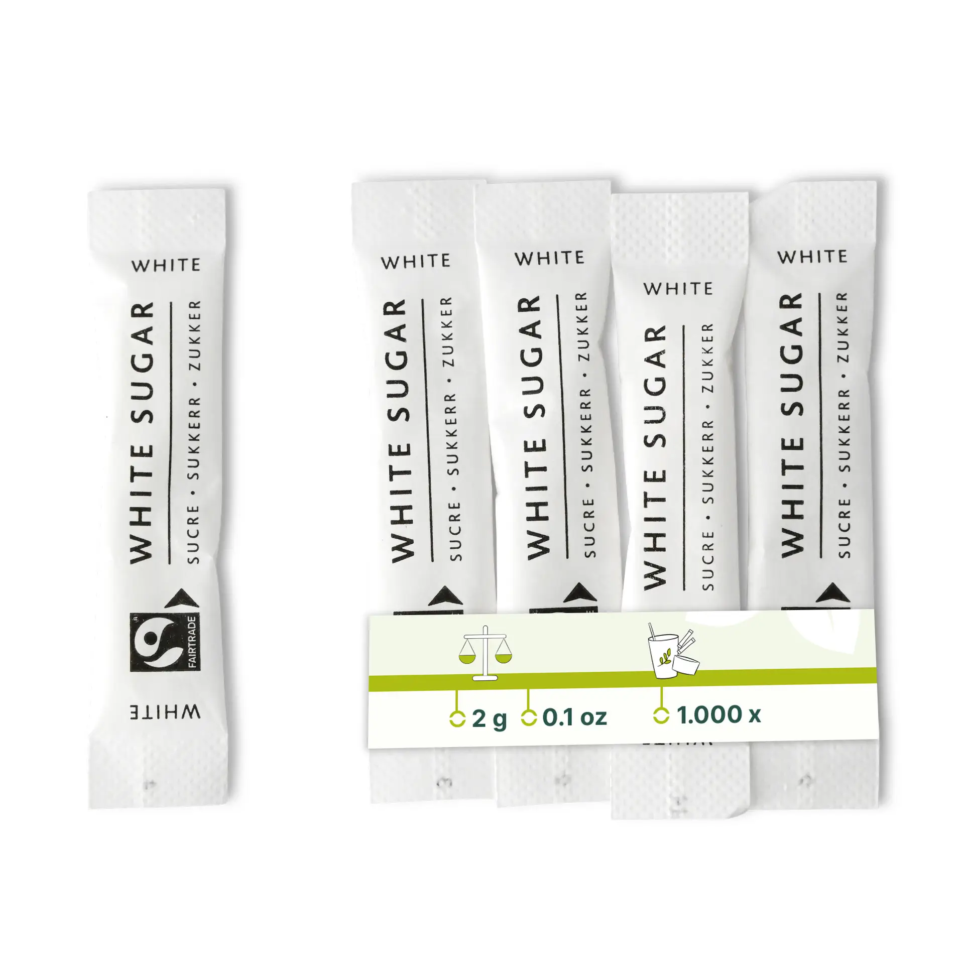 Fair trade sugar sticks, white dse07008-fair-trade-zuckersticks-weiss