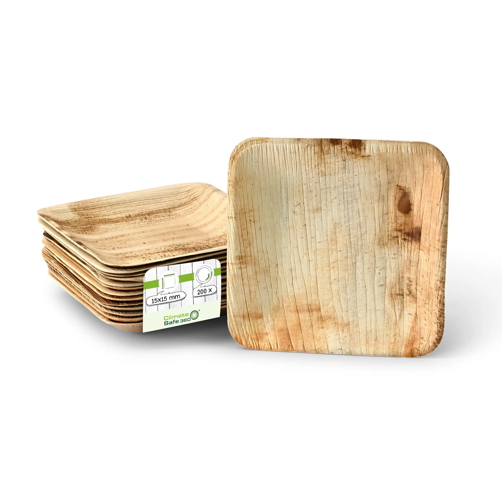 Palm leaf plates "Palmware®" 15 x 15 cm, square