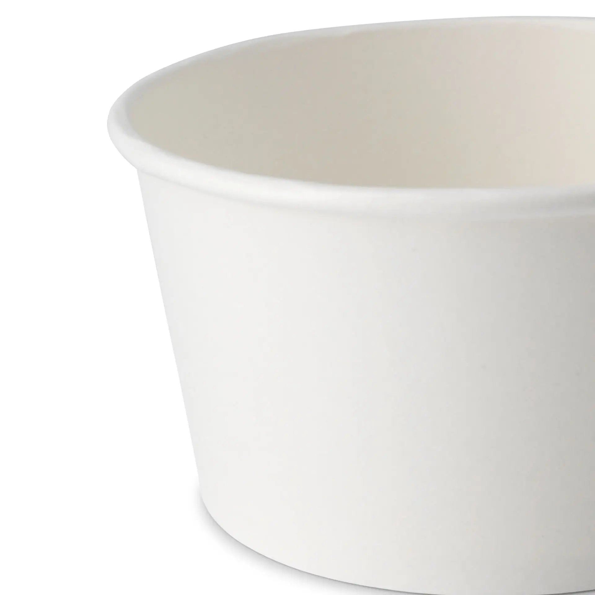 12 oz Paper Soup Container (eco-friendly coating), Ø 115 mm, white