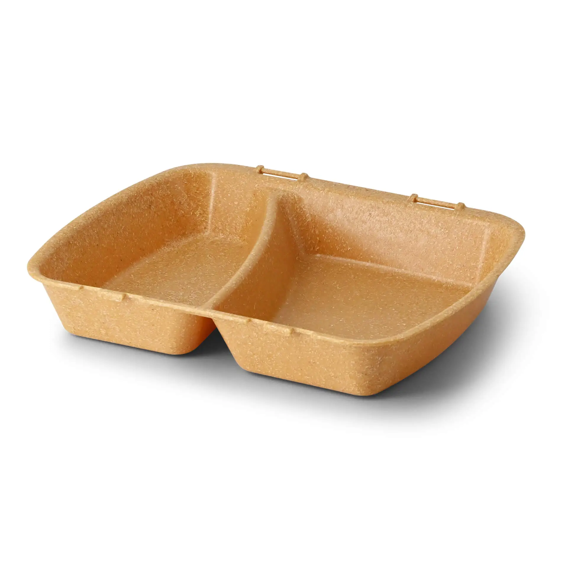 | 2 FÜR 1 | Mehrweg Menübehälter "merways Box" 24,5 x 20 x 4,5 cm, 2 Kammern, HP4/2, Karamell / braun dfc00841-2-fuer-1-mehrweg-menuebehaelter-merways-box-245-x-20-x-45-cm-2-kammern-hp42-karamell-braun-1