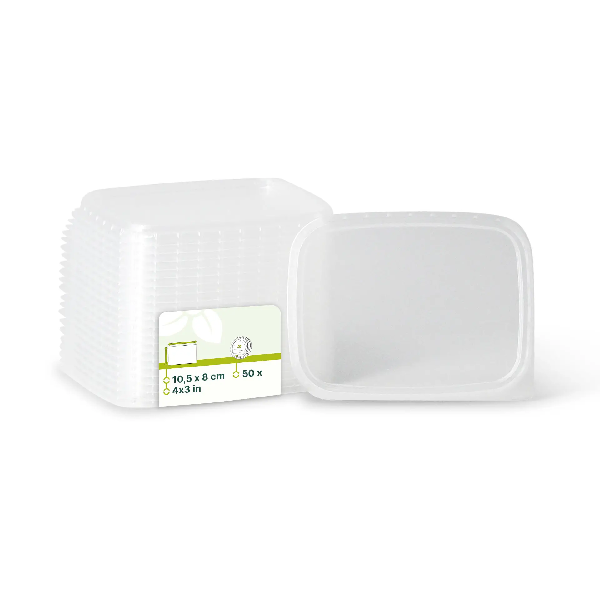 Cup lids PP 10.5 x 8 cm, clear, rectangular dfc011311-pp-deckel-105-x-8-cm-klar-rechteckig