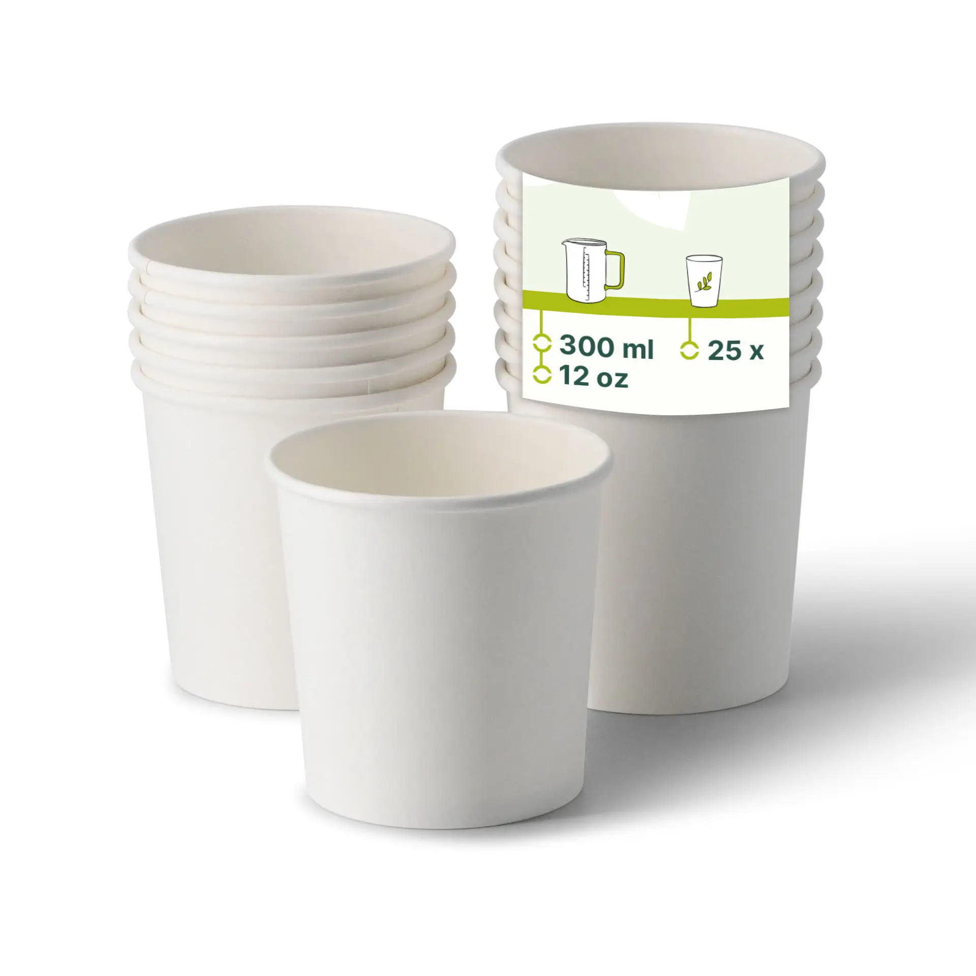 Suppenbecher to go aus Karton (Premium) 300 ml, Ø 90 mm, weiß Suppenbecher to go aus Karton (Premium) 300 ml, Ø 90 mm, weiß