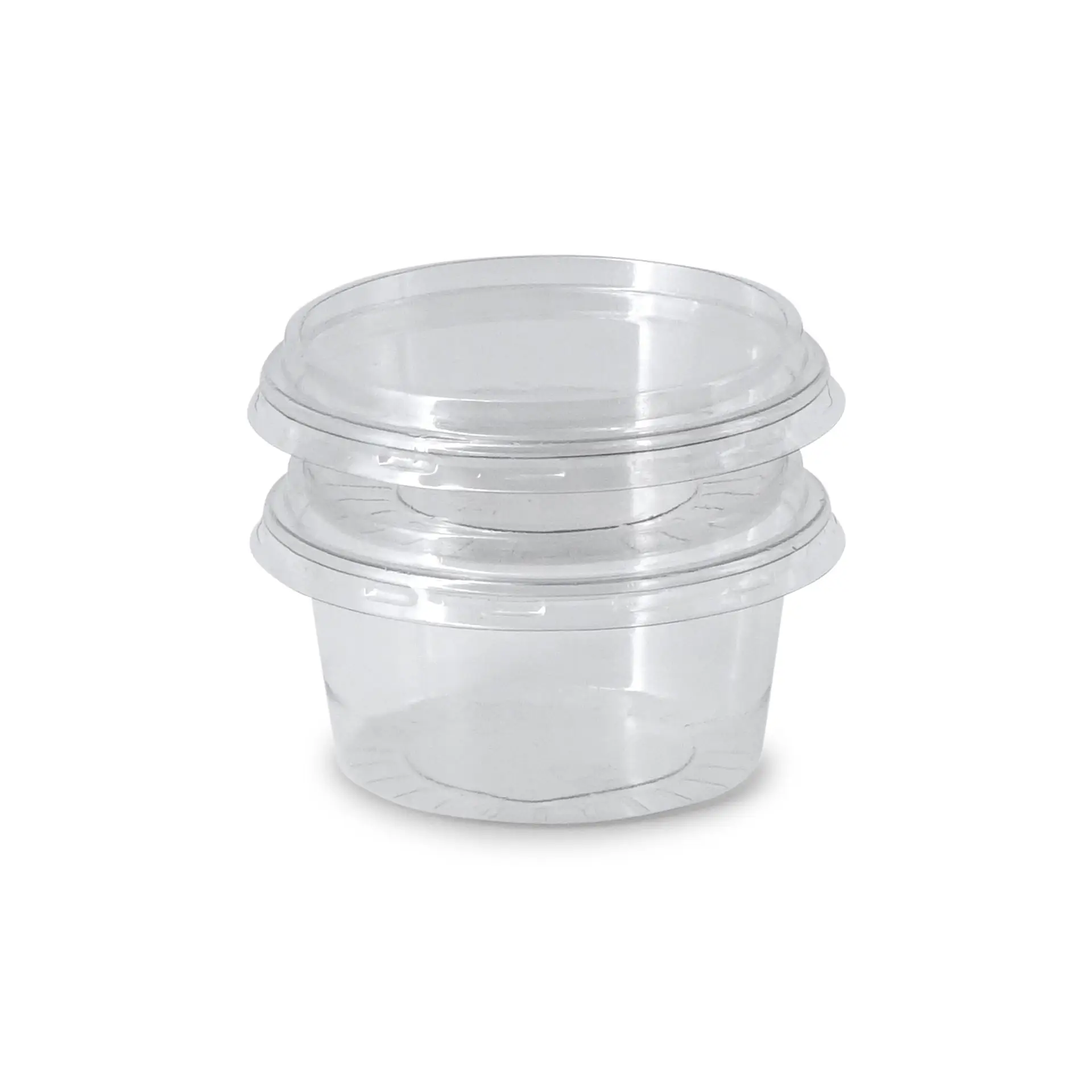 rPET-Portionsbecher 50 ml, Ø 75 mm, transparent rPET-Portionsbecher 50 ml, Ø 75 mm, transparent