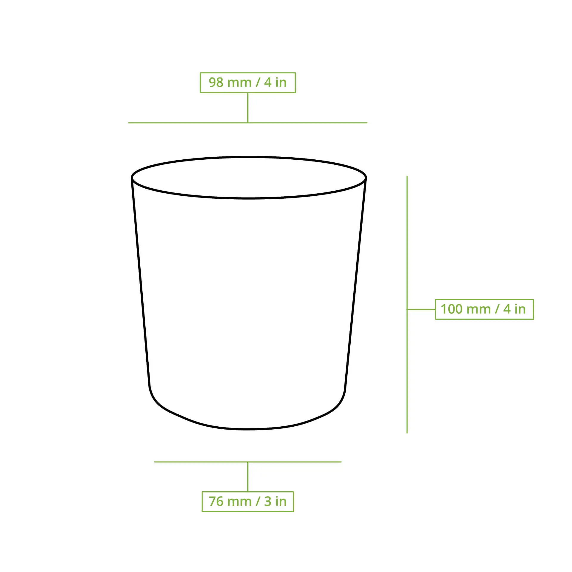Soup cup to go made of cardboard (Premium) 16 oz, Ø 95 mm, white Soup cup to go made of cardboard (Premium) 16 oz, Ø 95 mm, white