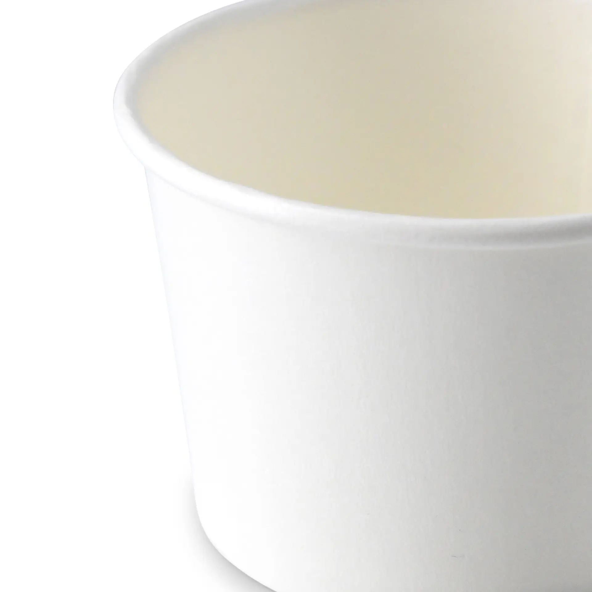 Eisbecher aus Pappe 75 ml, max. 130 ml, Ø 76 mm, weiß Eisbecher aus Pappe 75 ml, max. 130 ml, Ø 76 mm, weiß