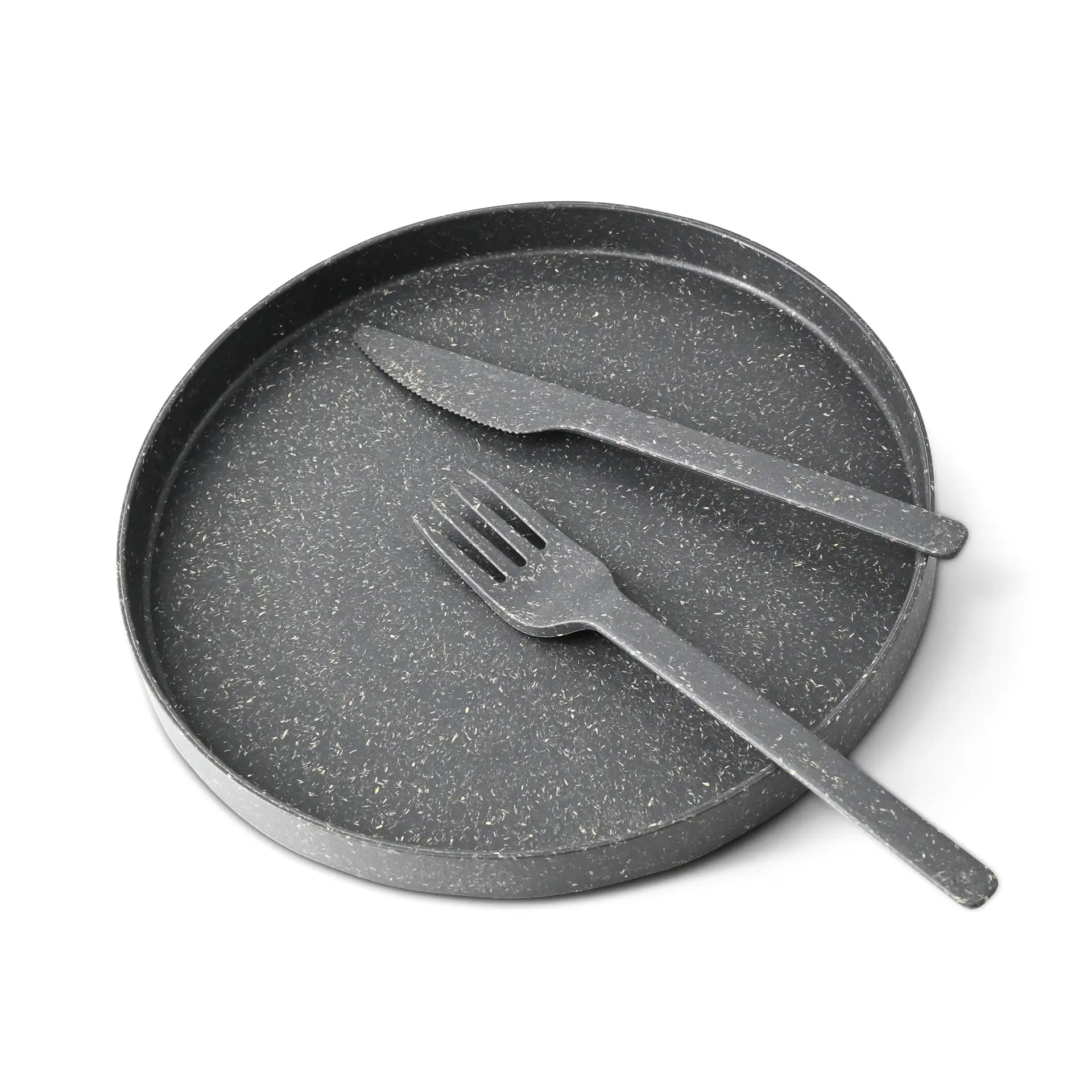 Reusable Forks “merways Cutlery” 18 cm, pepper / grey Reusable Forks “merways Cutlery” 18 cm, pepper / grey