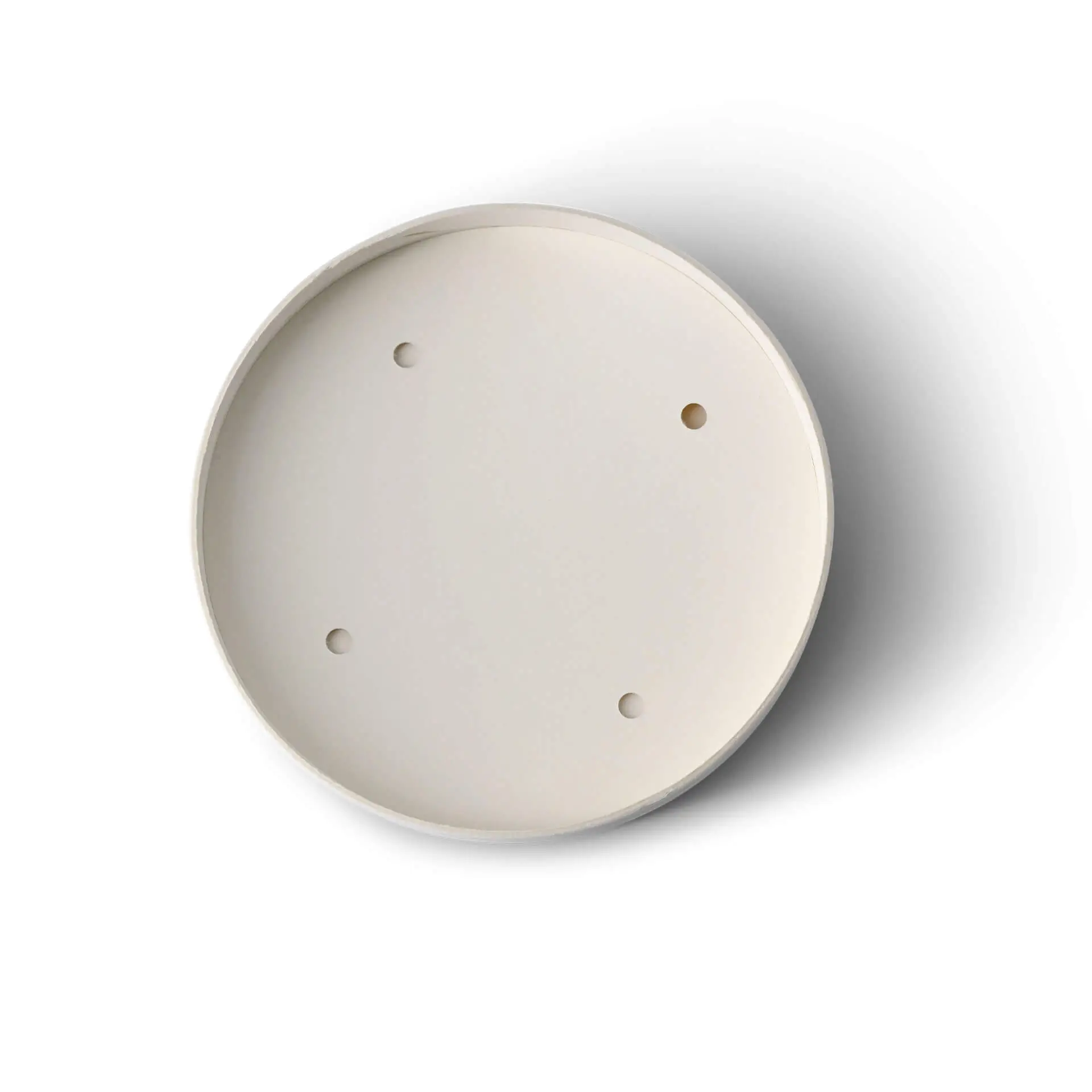 Membrandeckel aus Karton (bio-beschichtet) Ø 90 mm, weiß