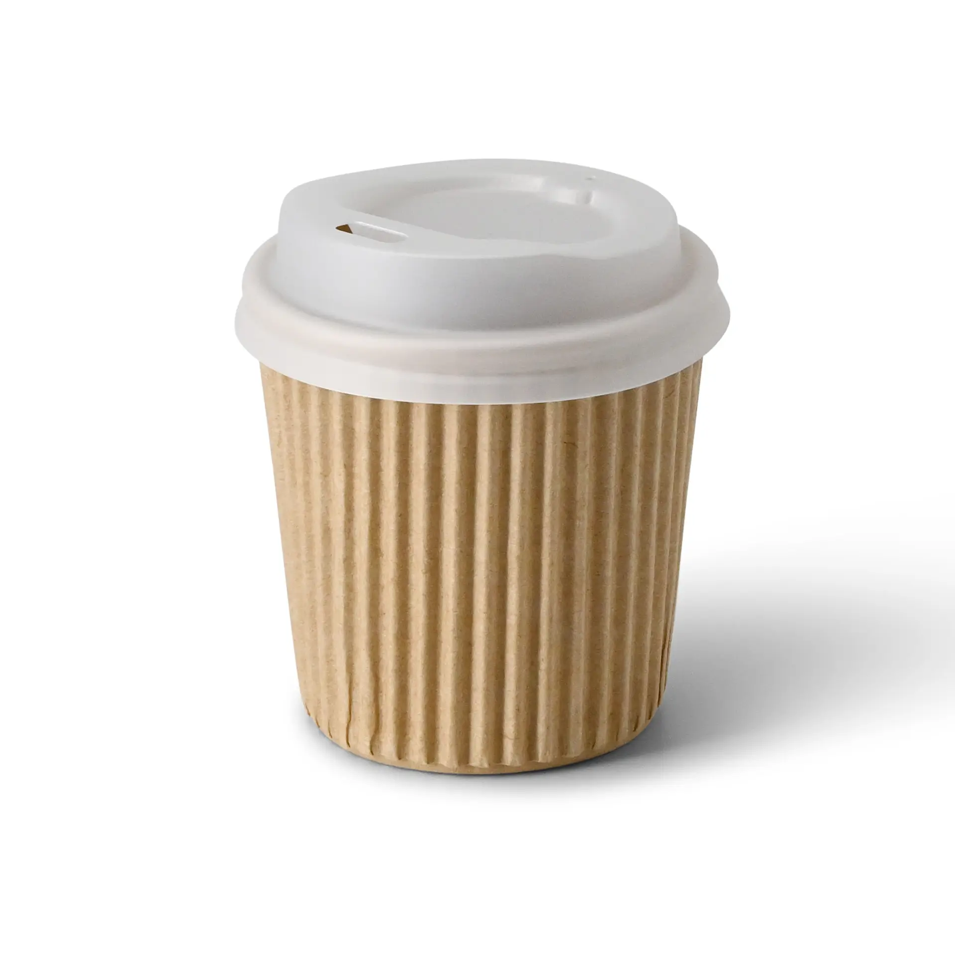 4 oz Takeaway coffee cups / Ripple cups, Ø 62 mm, kraft dhd04832-riffelbecher-kaffee-to-go-becher-100-ml-4-oz-62-mm-braun-5