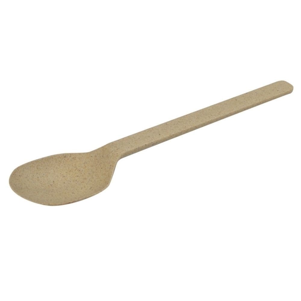 Mehrweg-Löffel "Häppy Cutlery" 18 cm, natur