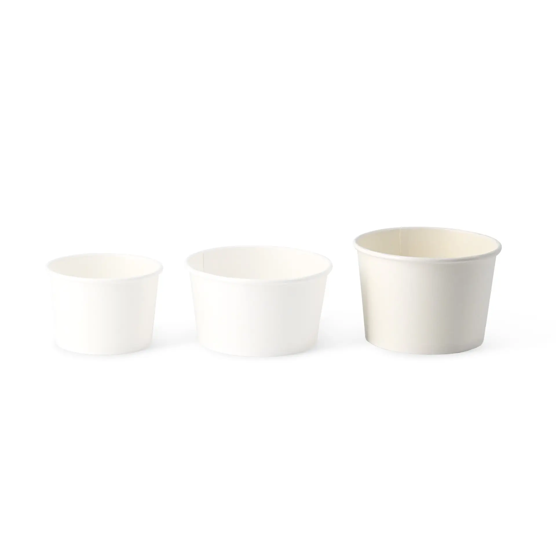 16 oz Paper Soup Container (eco-friendly coating), Ø 115 mm, white