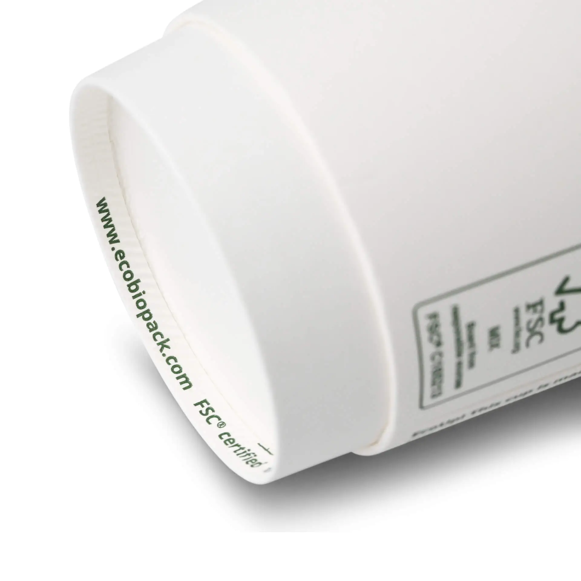 Kaffee to go Becher aus Pappe, doppelwandig, 300 ml / 12 oz, Ø 90 mm, weiß