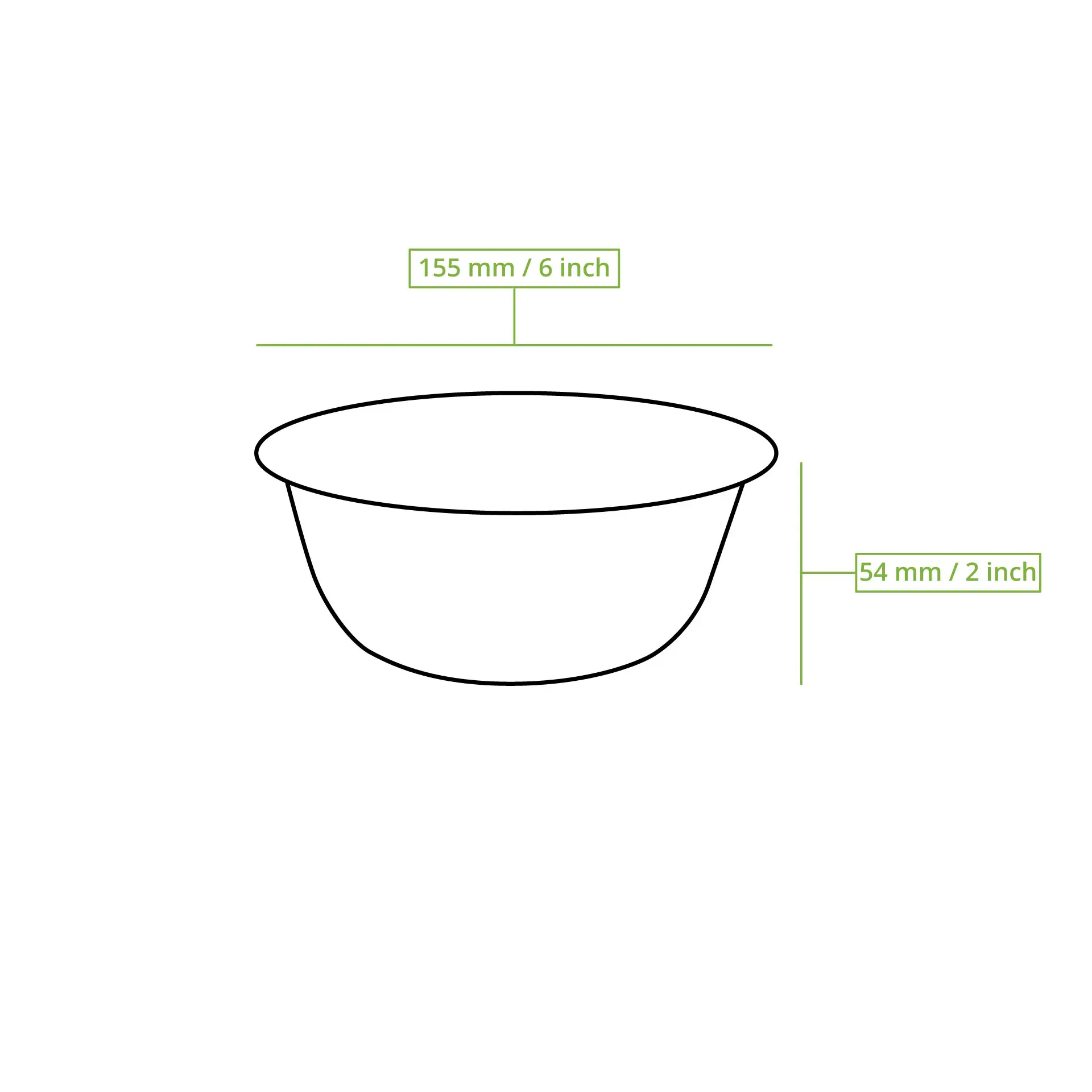 Sugarcane-bowls 500 ml, white, round Sugarcane-bowls 500 ml, white, round