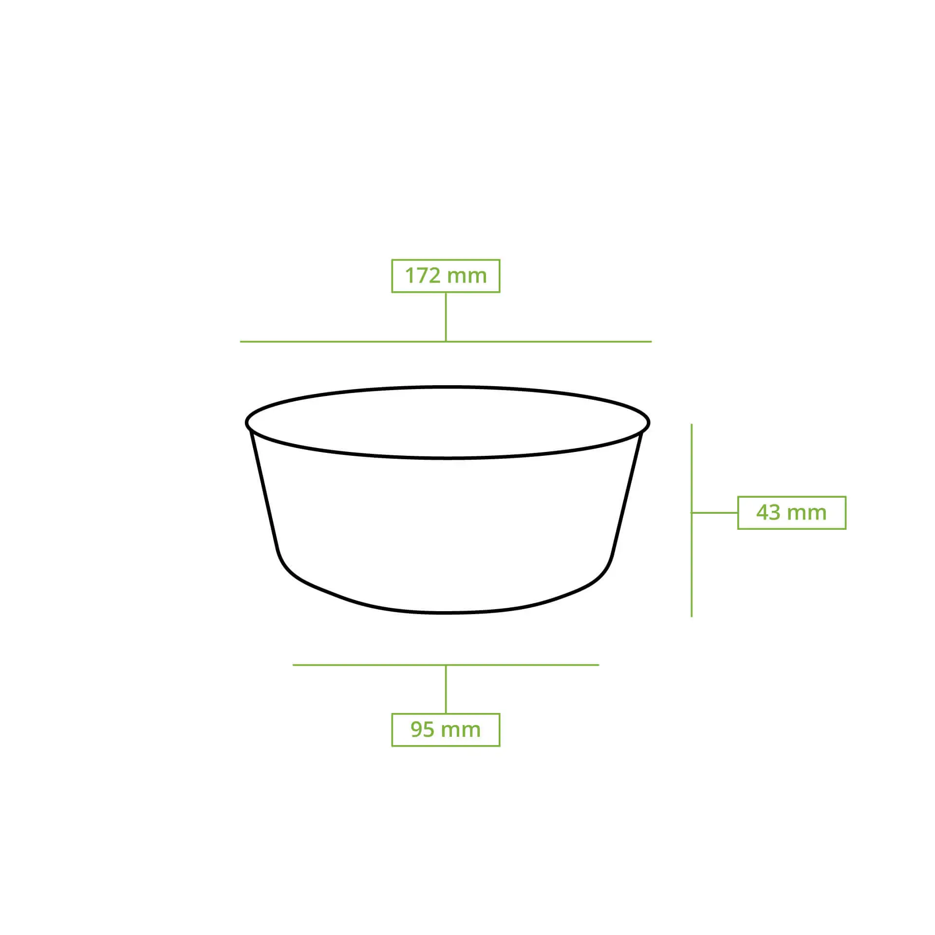 Palm leaf bowls "Palmware®" 600 ml, square Palm leaf bowls "Palmware®" 600 ml, square