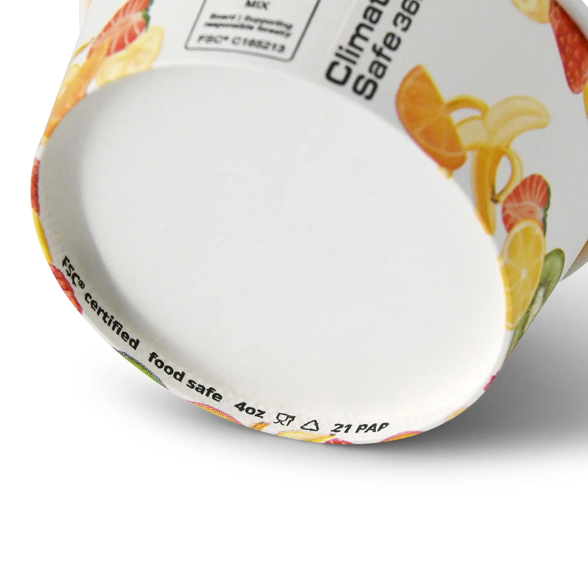 4 oz, max. 6 oz Paper cups ice cream XS (coated), Ø 92 mm, printed con30019-01-0-eisbecher-bedruckt-beschichtet-xs-fruechte-100-ml-max-180-ml-92-mm-4