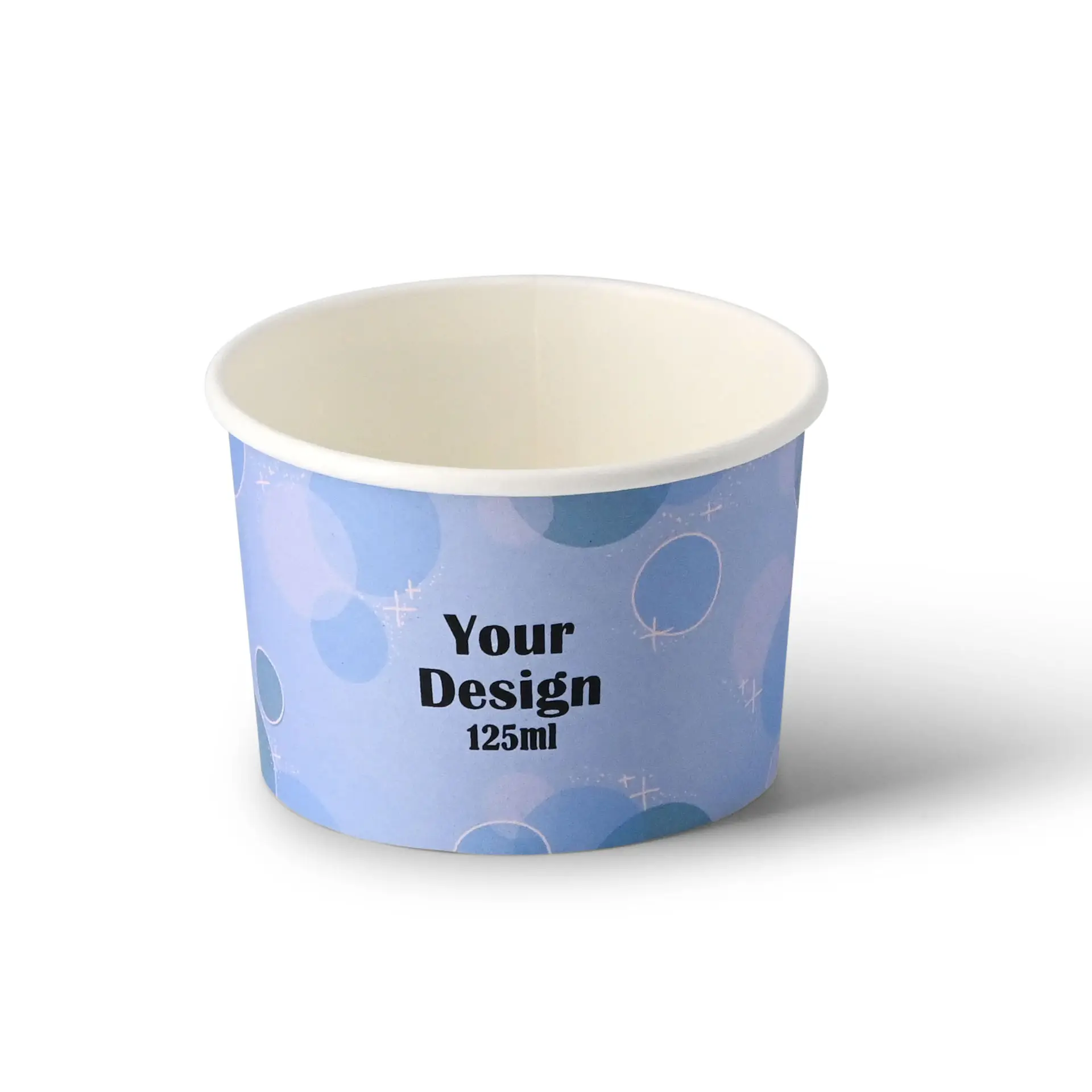 Ice cream cup printing 5 oz, matt