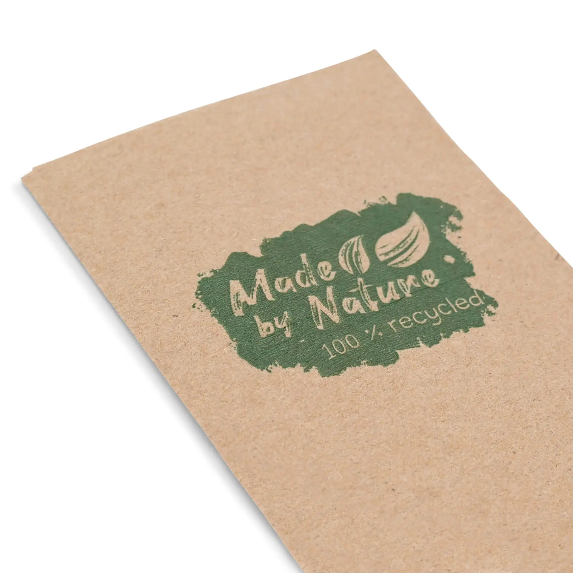 Recycled paper napkins 32.5 x 32.5 cm, 2-ply, 1/8 fold, "Made by Nature"