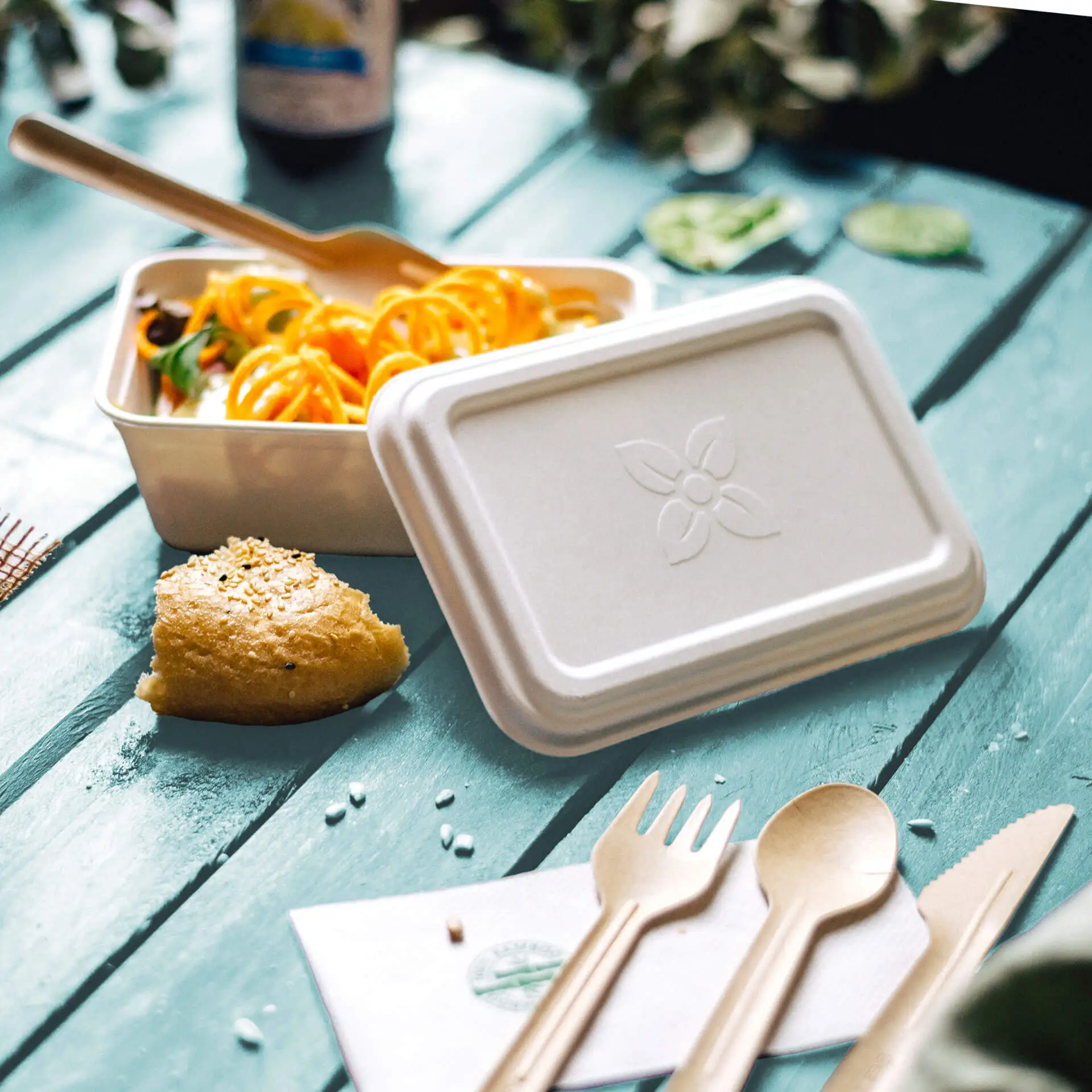 Sugarcane-lids 23 x 14.5 cm, rectangular (f. Menu-trays 1.000 ml) dfc012971-zuckerrohr-deckel-23-x-145-cm-rechteckig-f-menue-schalen-1000-ml-6