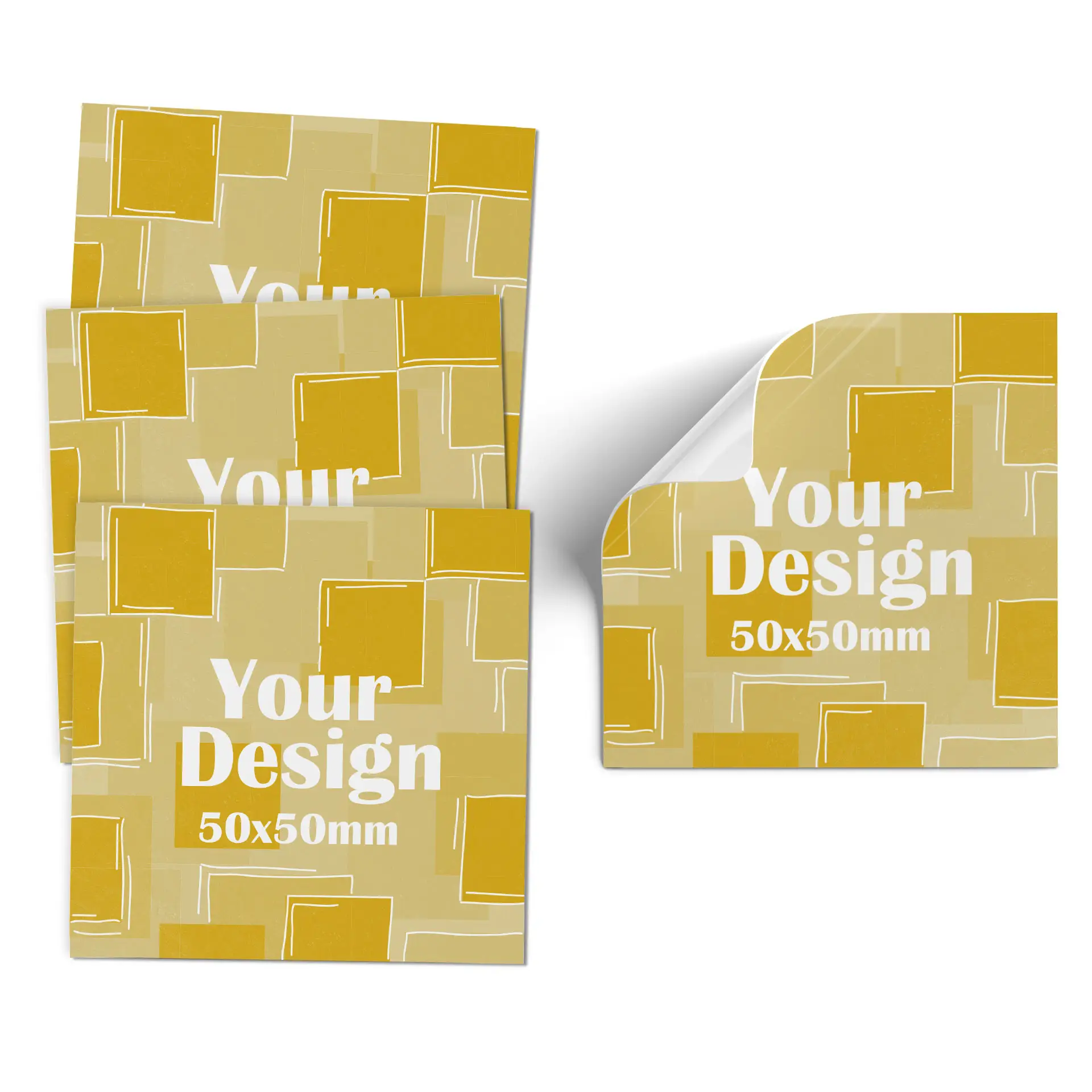 Label printing 50 x 50 mm, square, bio-foil 9105p7005601-etiketten-bedrucken-50-x-50-mm-quadratisch-bio-folie