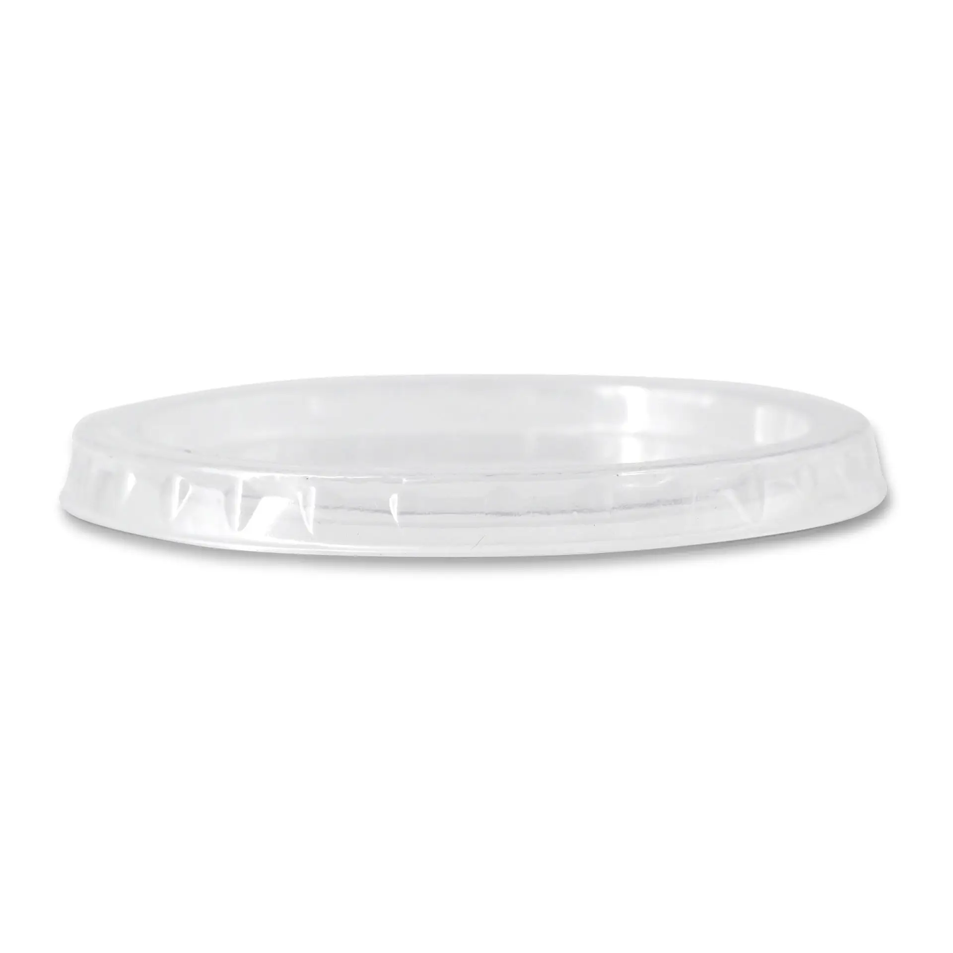 PLA lids Ø 70 mm, clear, round