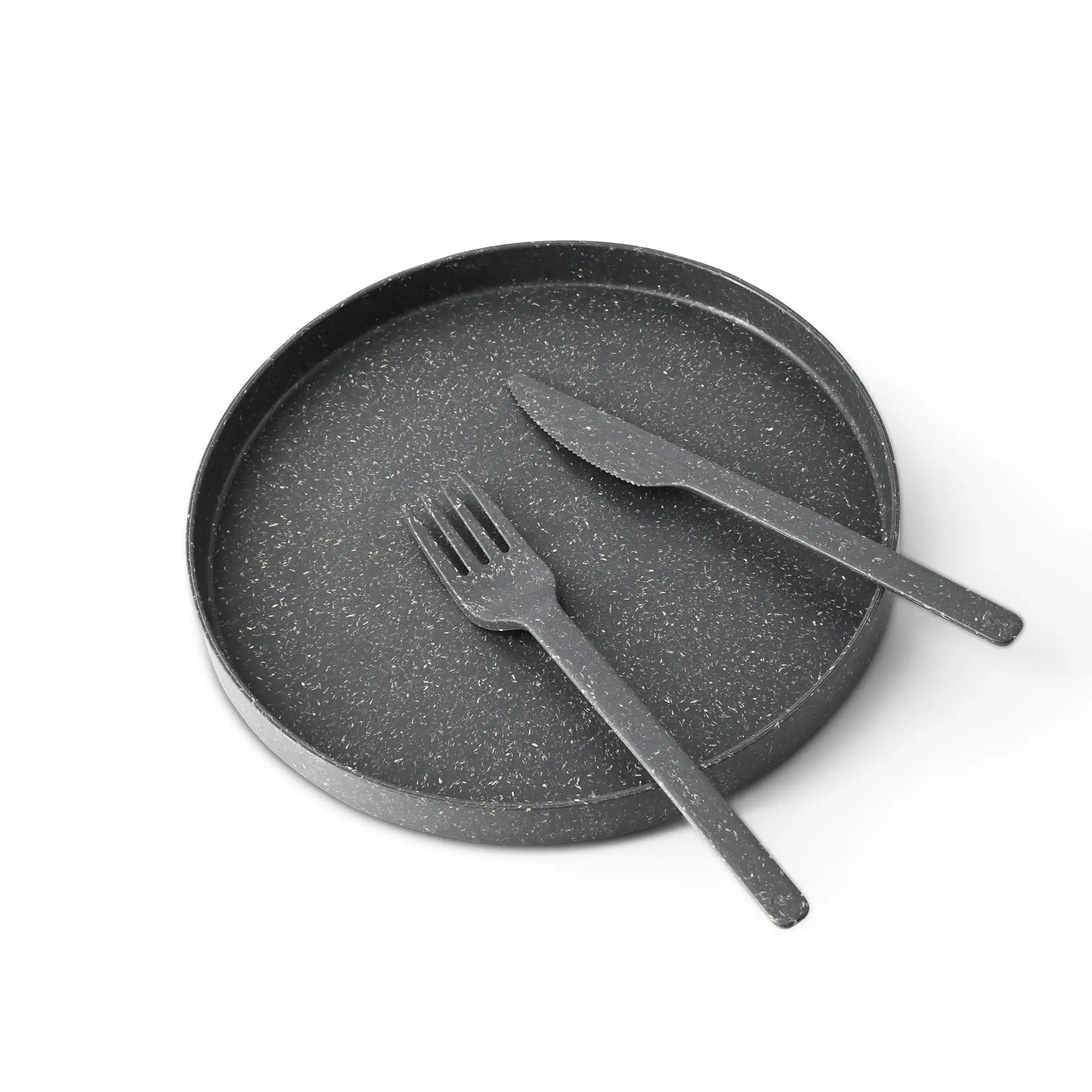Mehrweg Messer "merways Cutlery" 18 cm, Pfeffer / grau Mehrweg Messer "merways Cutlery" 18 cm, Pfeffer / grau