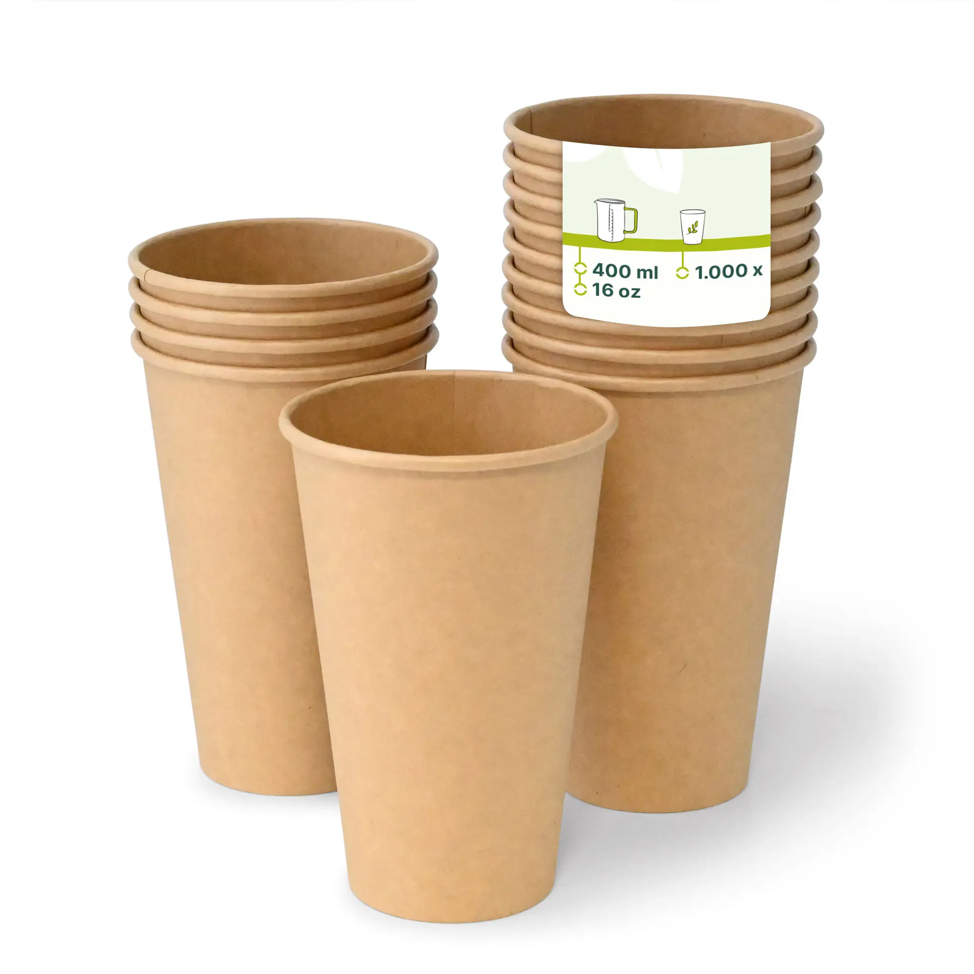 Pappbecher 400 ml / 16 oz, Ø 90 mm, braun dhd04546-pappbecher-400-ml-16-oz-90-mm-braun