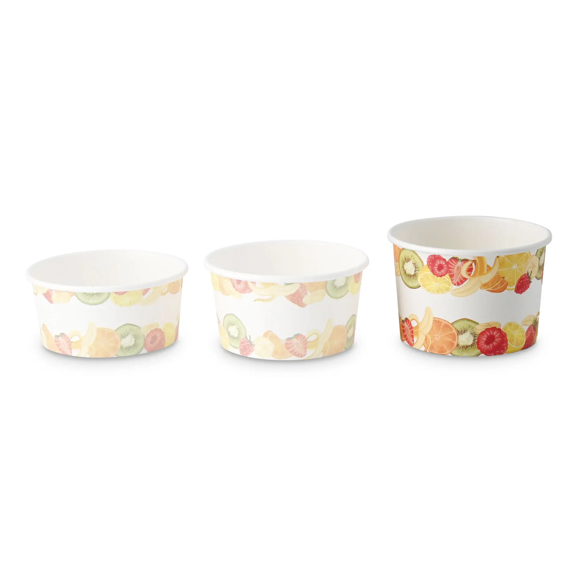8 oz, max. 9.5 oz Paper cups ice cream XS (coated), Ø 92 mm, printed