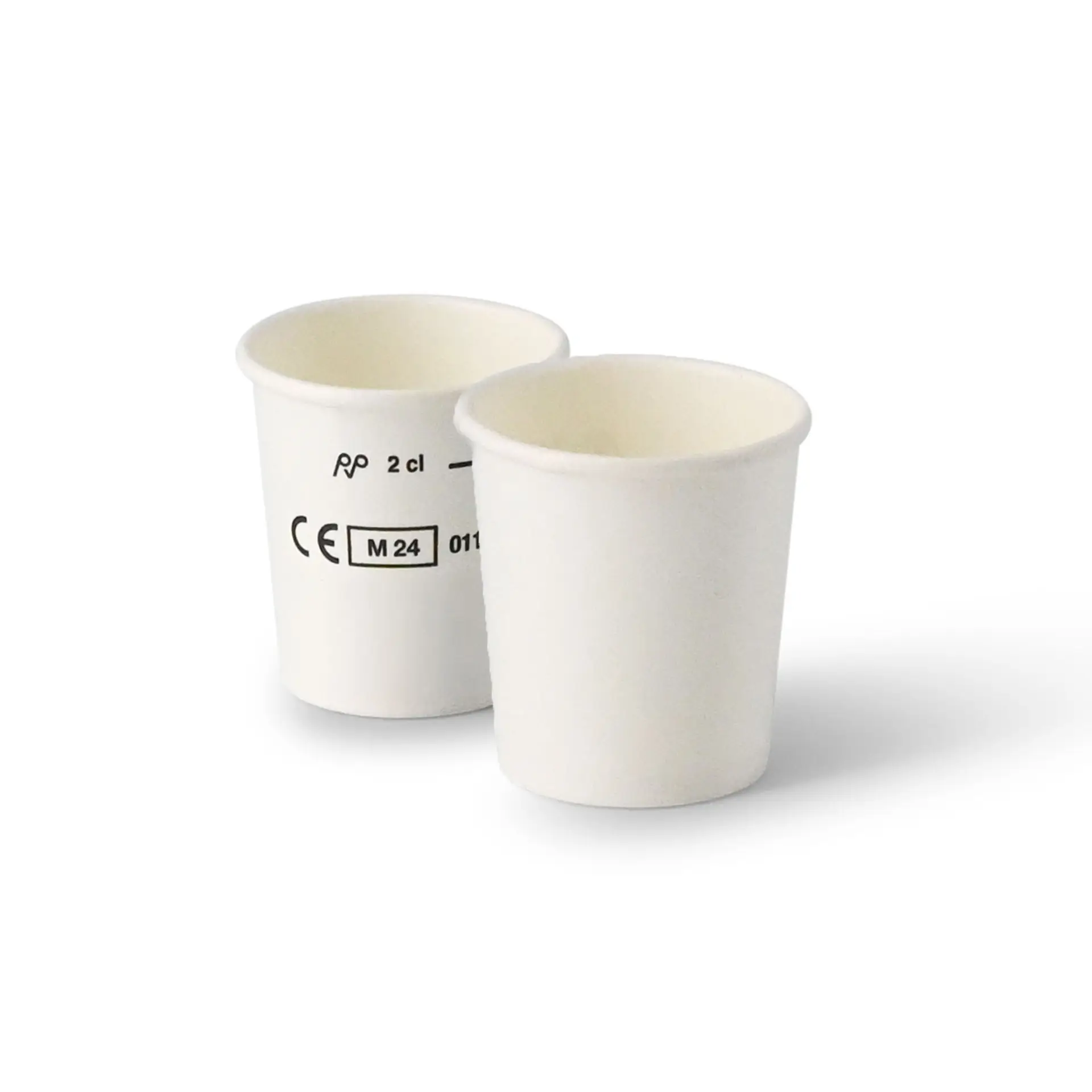 Paper shot cups, 20 ml / 1 oz, white