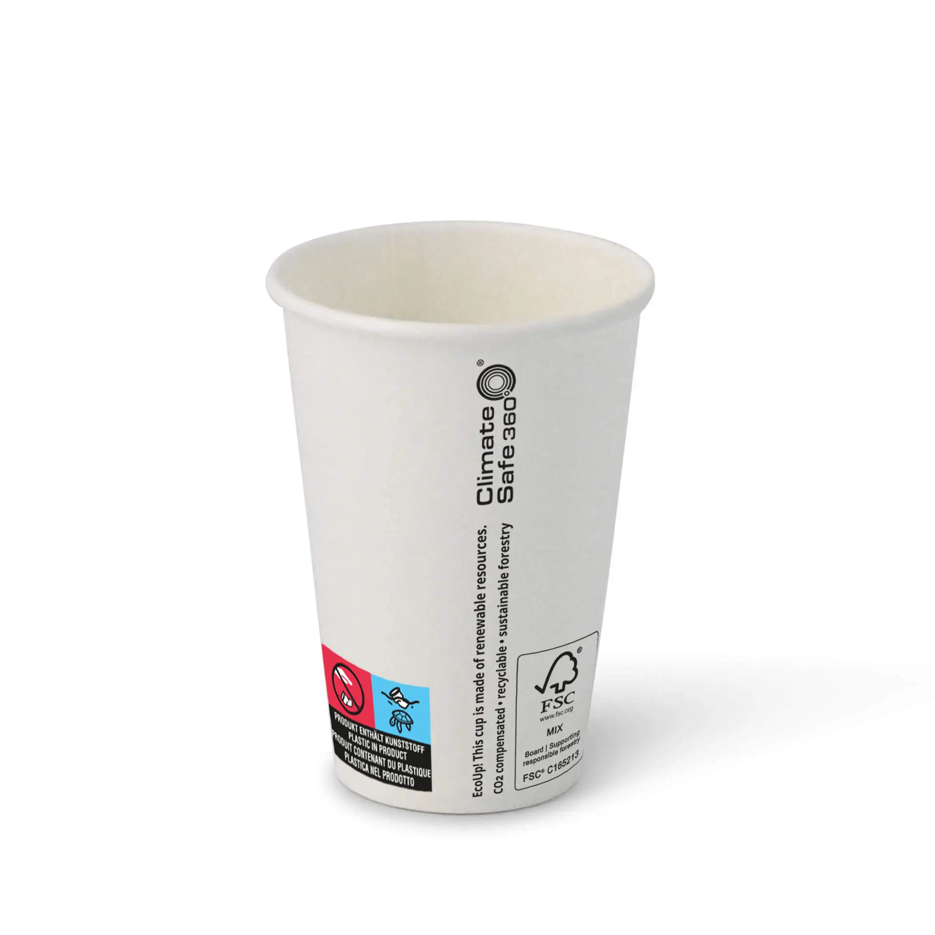 Automaten Becher (beschichtet) 180 ml / 7,5 oz, weiß