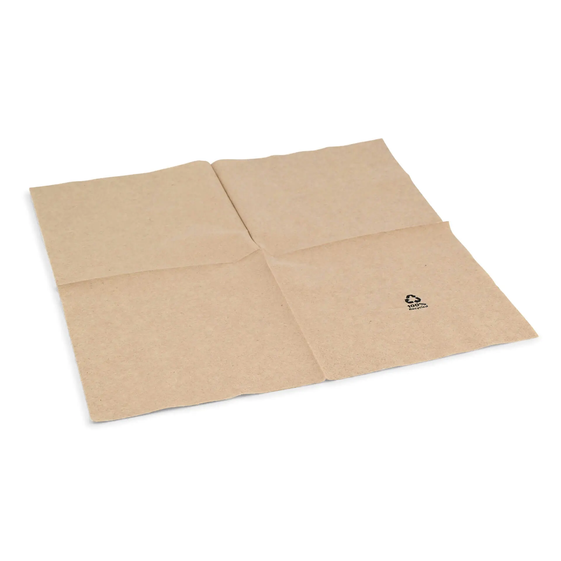 rPaper-napkins 33 x 33 cm, 2-ply, 1/4 fold, unbleached dse028041-servietten-aus-recyceltem-papier-33-x-33-cm-2-lagig-14-falz-ungebleicht-2