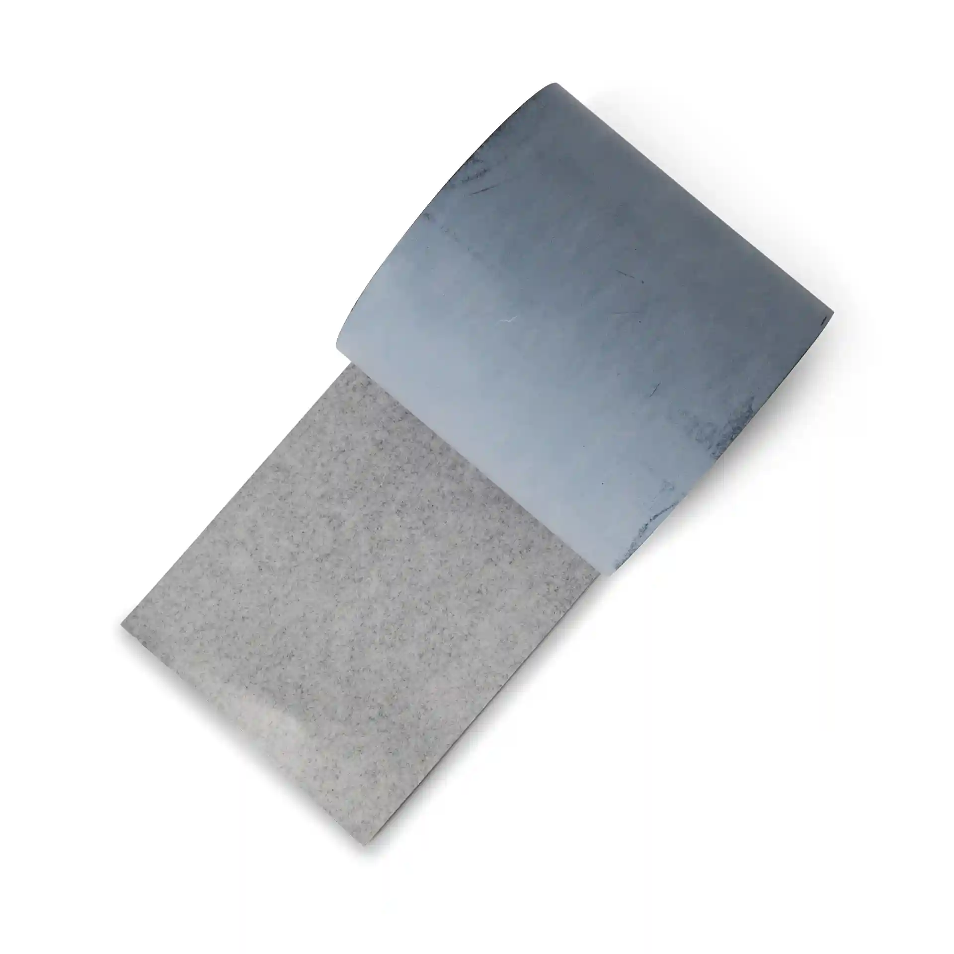 Rolle graues Thermopapier für Kassenrollen, 80 mm breit und 80 m lang, mit einem Durchmesser von 77 mm.