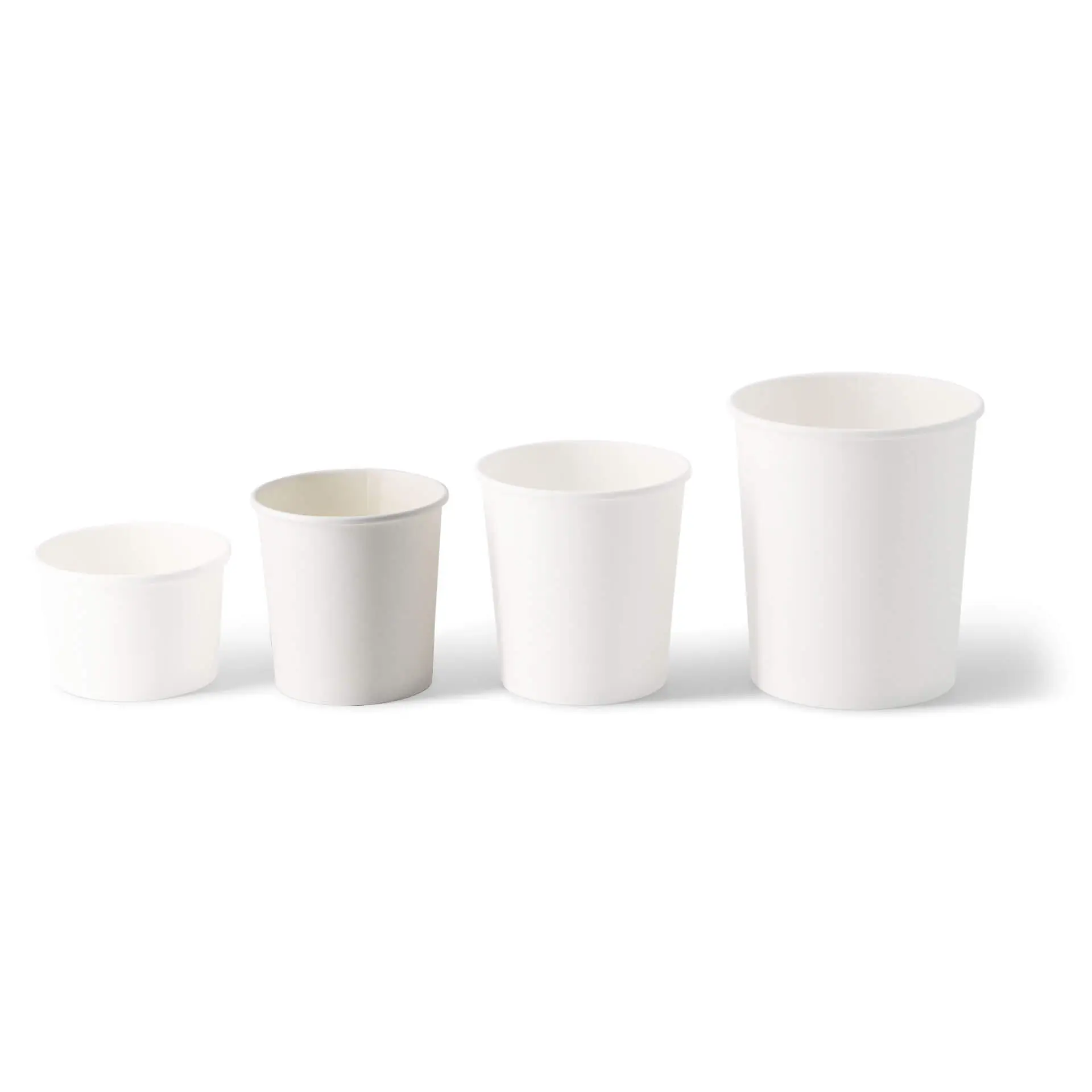 Suppenbecher to go aus Karton (Premium) 300 ml, Ø 90 mm, weiß, bio-beschichtet