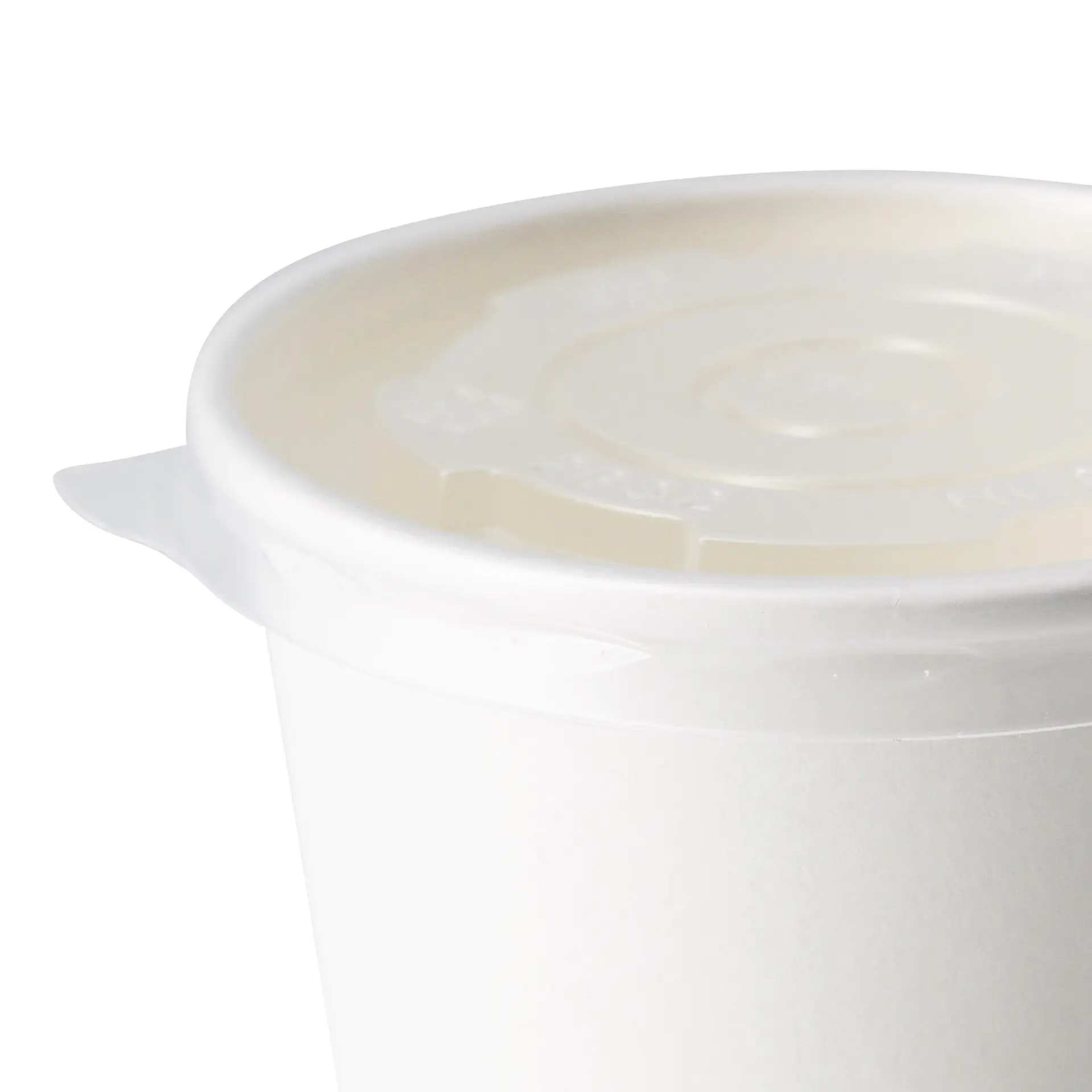 PP Flat Lids Ø 90 mm, closed (for universal cups)