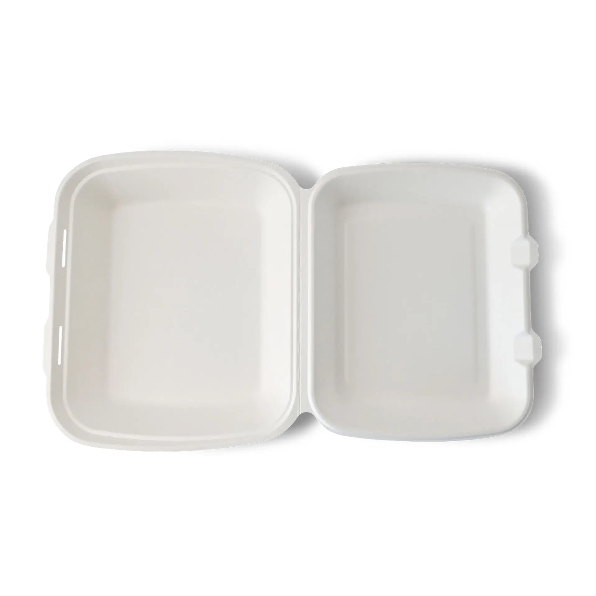 Take-away Boxen aus Zuckerrohr 25 x 20 x 7,5 cm, HP4, rechteckig Take-away Boxen aus Zuckerrohr 25 x 20 x 7,5 cm, HP4, rechteckig