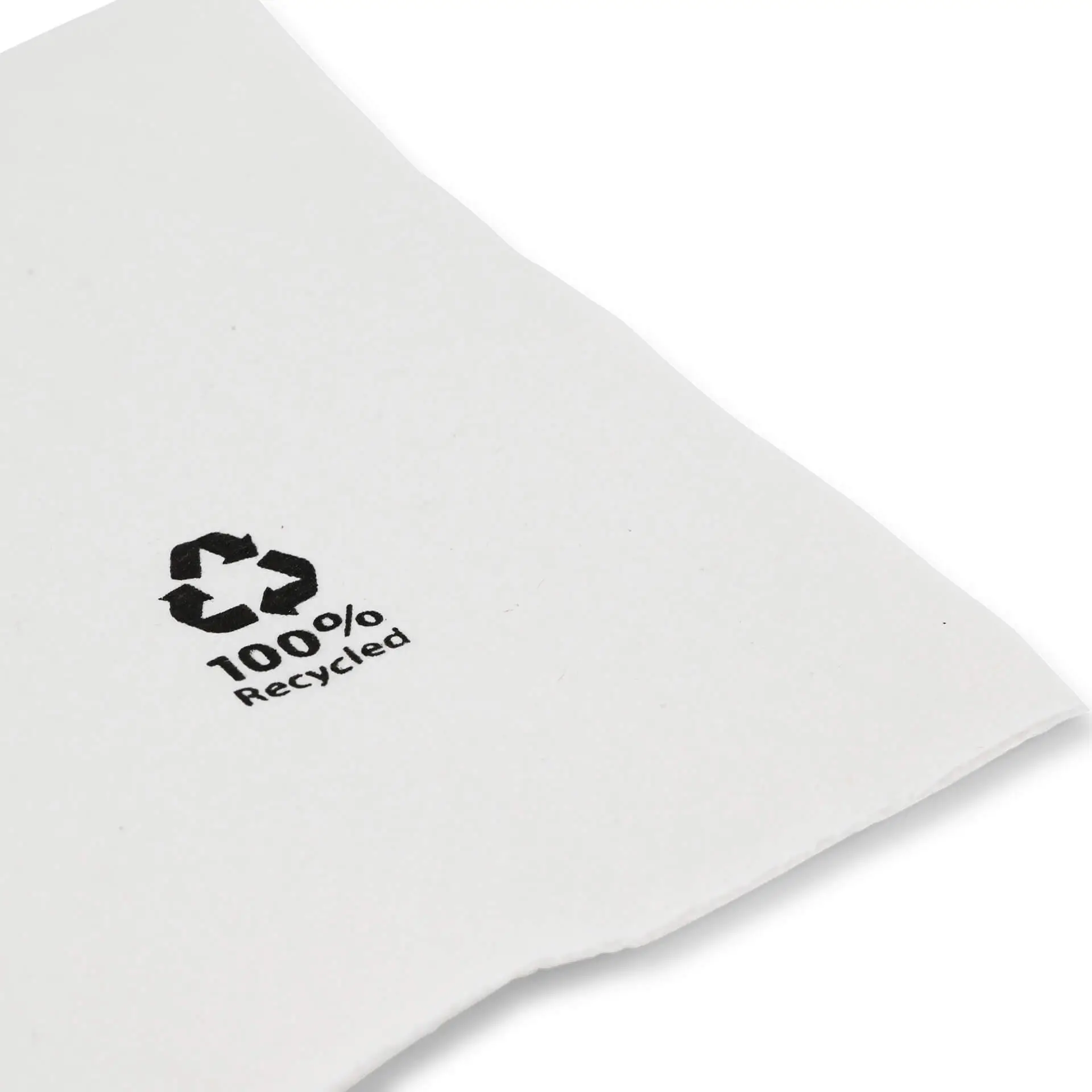 Cocktail napkins recycled paper 24 x 24 cm, 2-ply, 1/4 fold, white