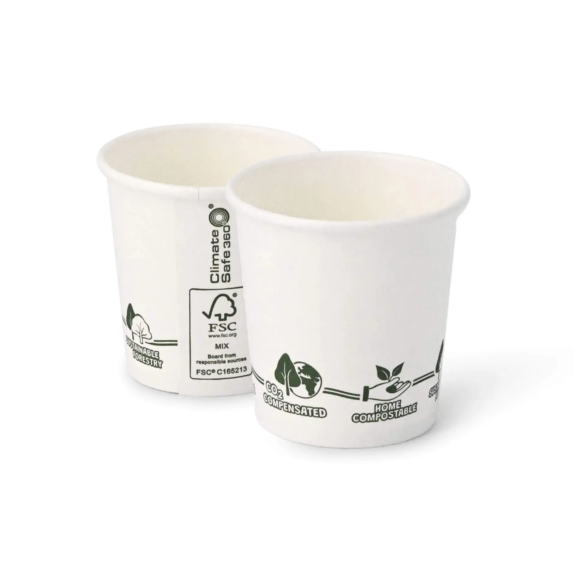 Pappbecher 100 ml / 4 oz, Ø 62 mm, "EcoUp©"- Icons Pappbecher 100 ml / 4 oz, Ø 62 mm, "EcoUp©"- Icons