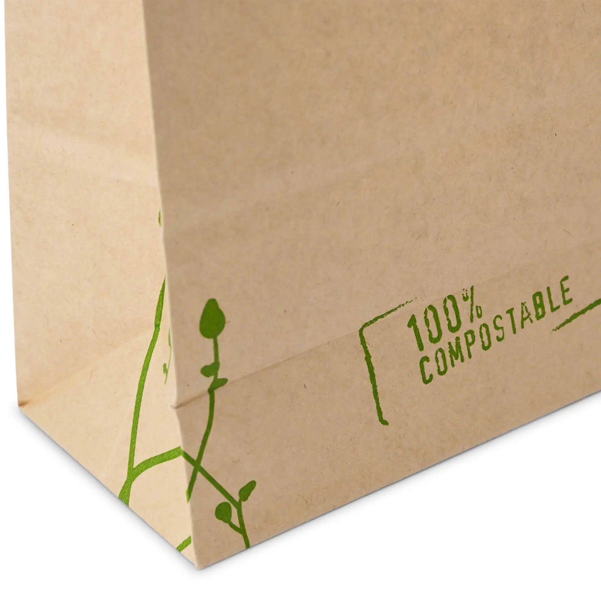 Block bottom bags with window L, 15.5 x 7 x  24.2 cm, PLA-foil, brown, tin tie, kraft paper dre02790-blockbeutel-m-fenster-l-155-x-7-x-242-cm-pla-folie-braun-clipband-kraftpapier-5