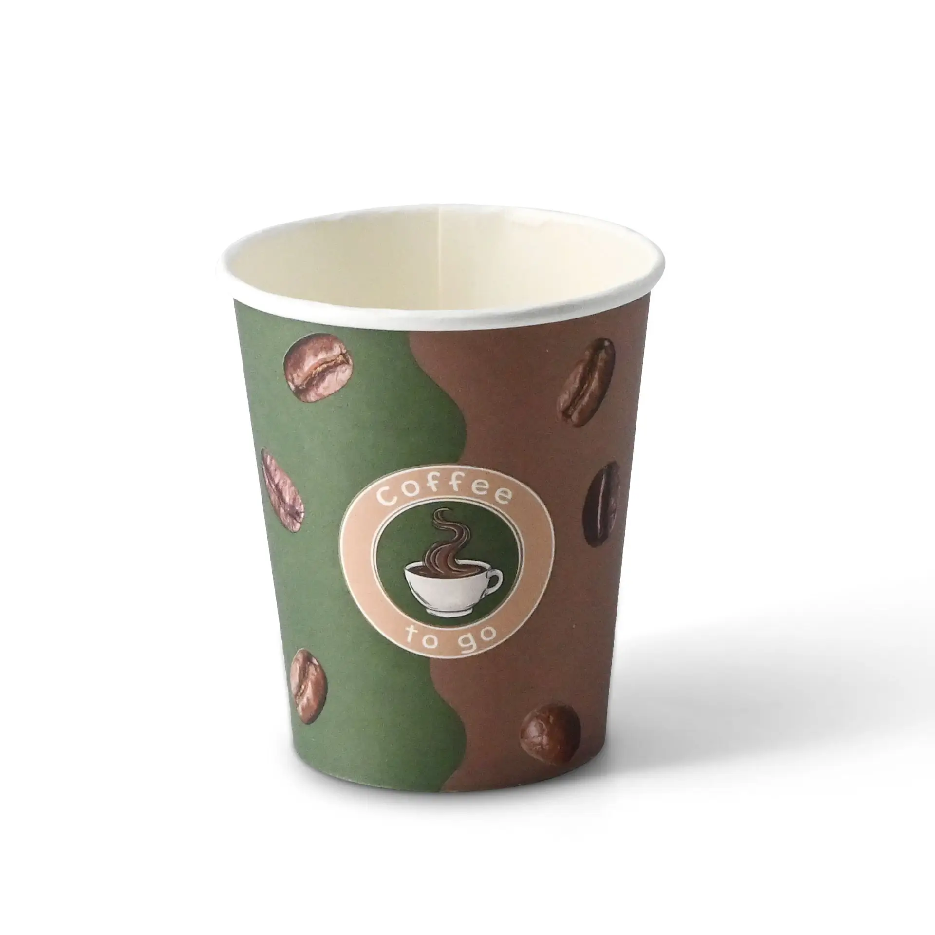 Pappbecher bedruckt "Kaffee"  200 ml / 8 oz, Ø 80 mm