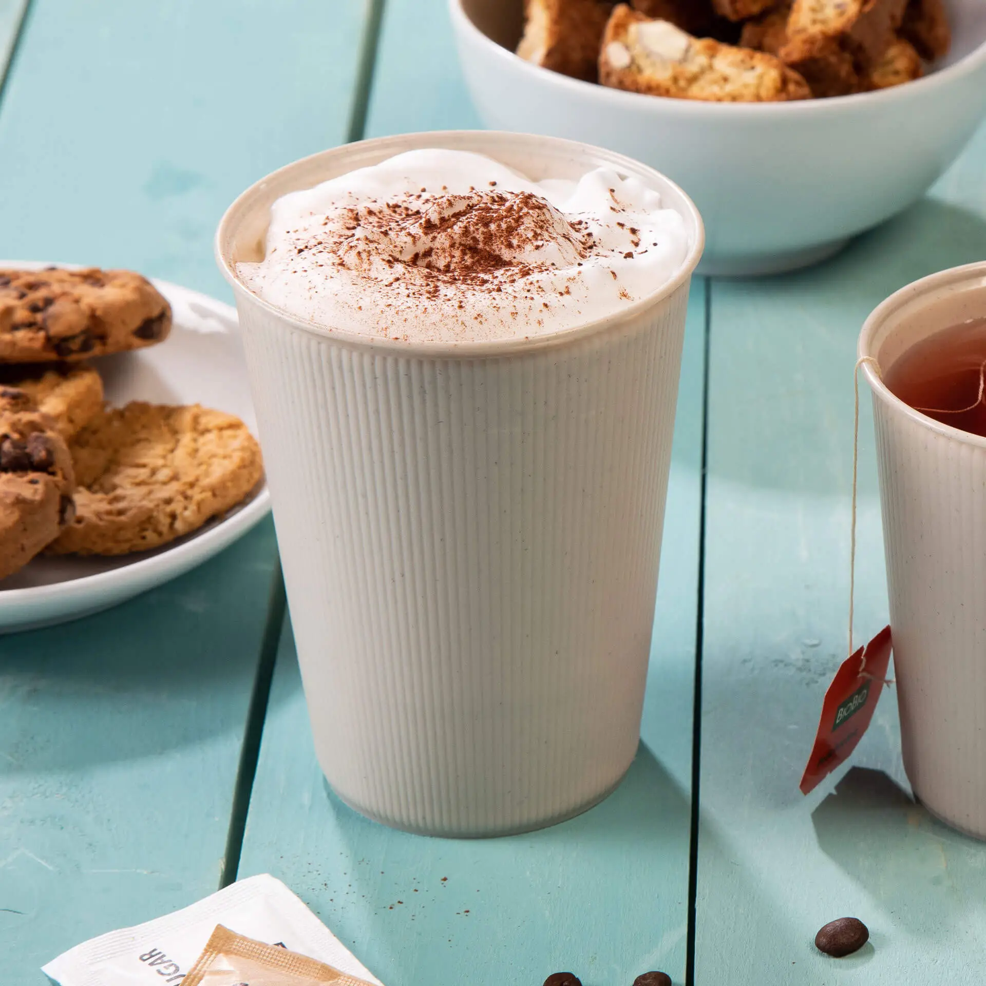 Mehrweg Becher (Riffel) 400 ml / 16 oz, Ø 90 mm, creme-weiß dhd04704-mehrweg-becher-riffel-400-ml-16-oz-90-mm-creme-weiss-6