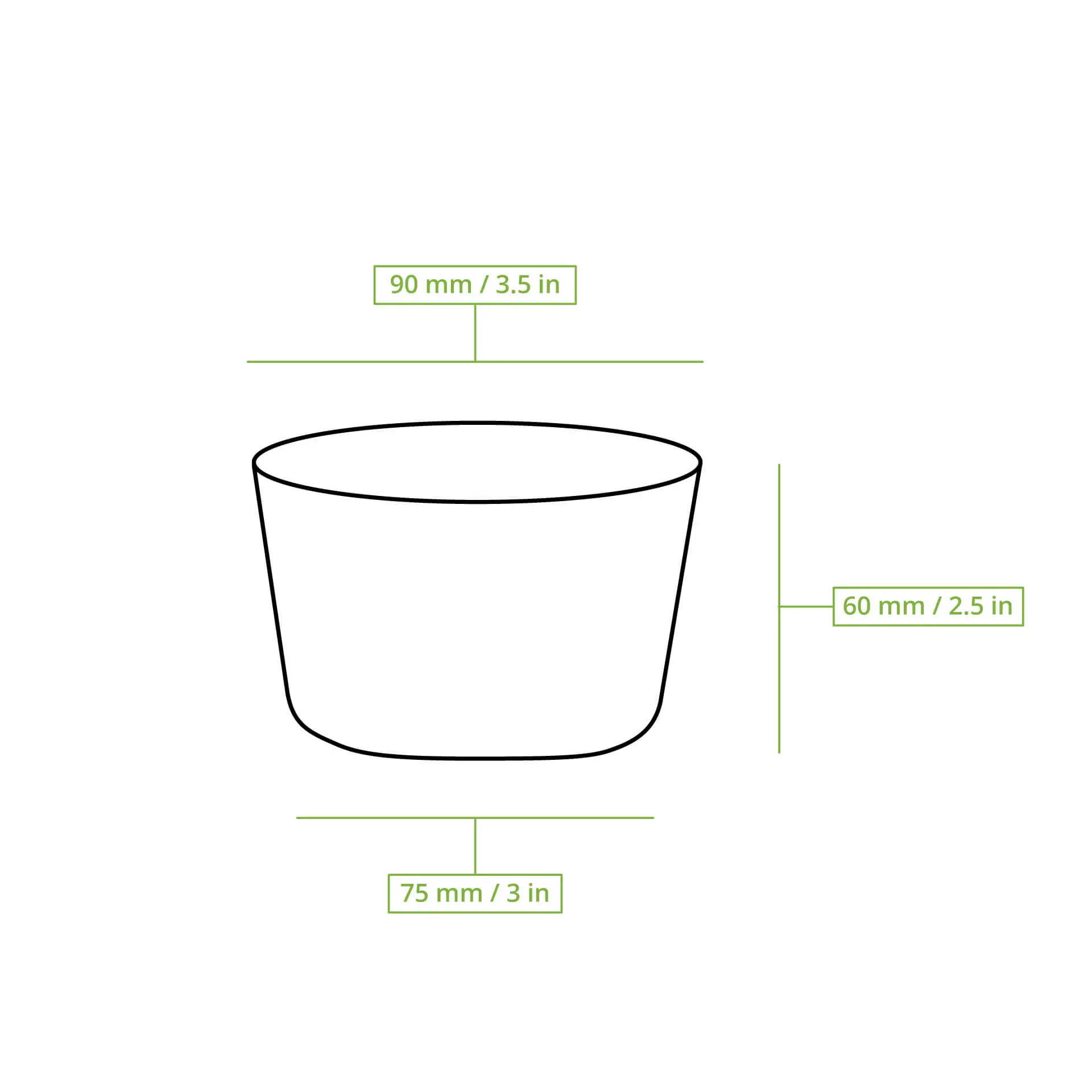 8 oz Cardboard Soup cups (Premium), Ø 90 mm, white 8 oz Cardboard Soup cups (Premium), Ø 90 mm, white