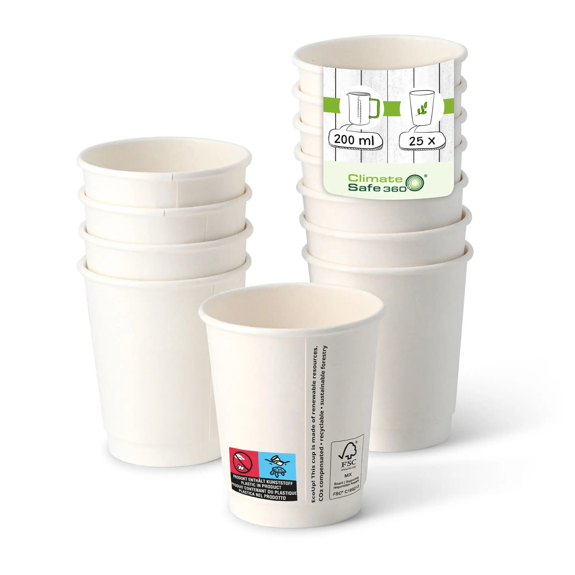 Coffee to go Becher aus Pappe (beschichtet) doppelwandig, 200 ml / 8 oz, Ø 80 mm, weiß con10002-01-1-coffee-to-go-becher-aus-pappe-beschichtet-doppelwandig-200-ml-8-oz-80-mm-weiss