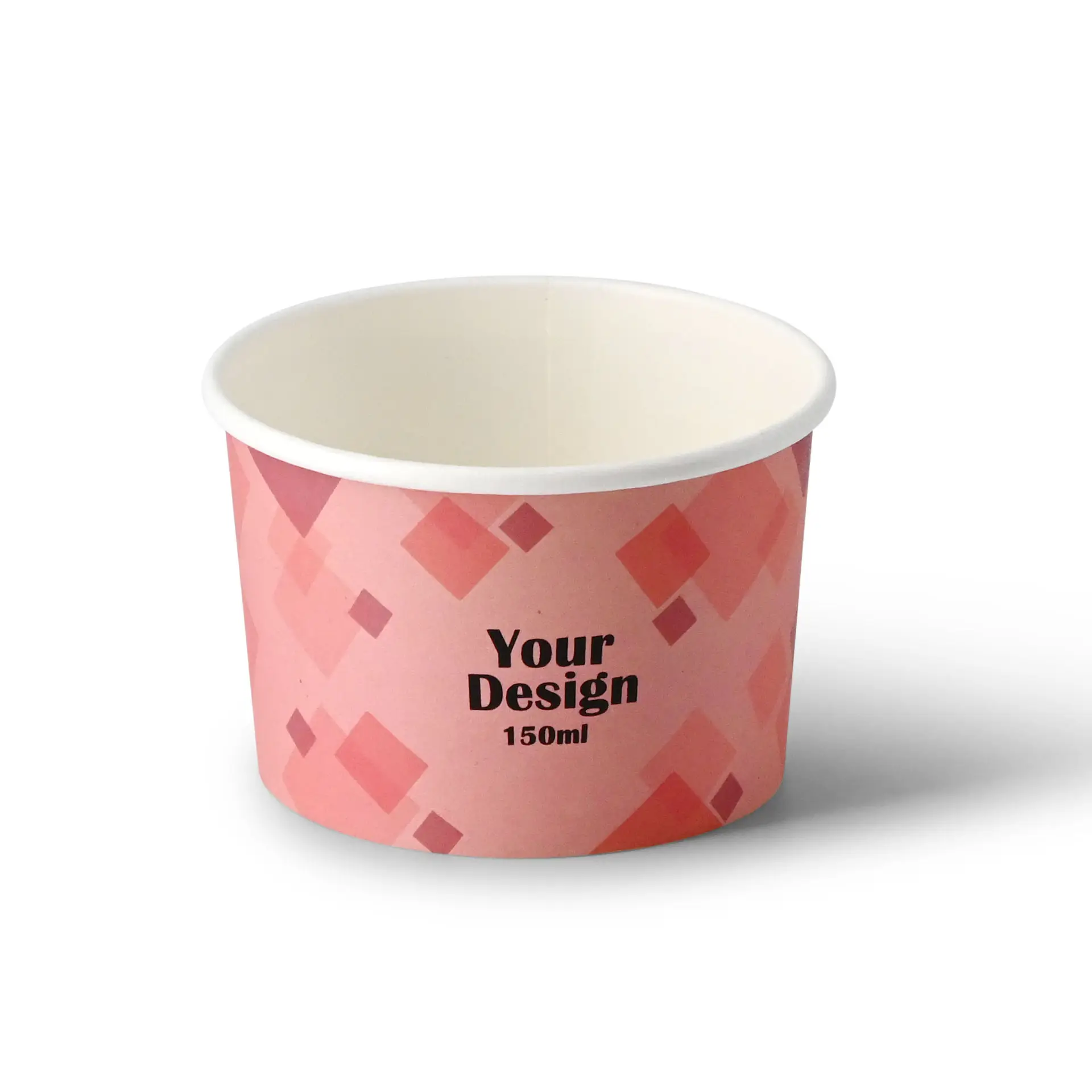 Ice cream cup printing, 6 oz, matt