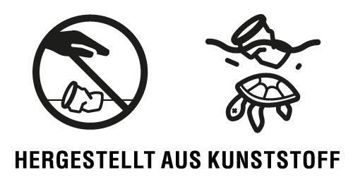 Produkt enthält Kunststoff