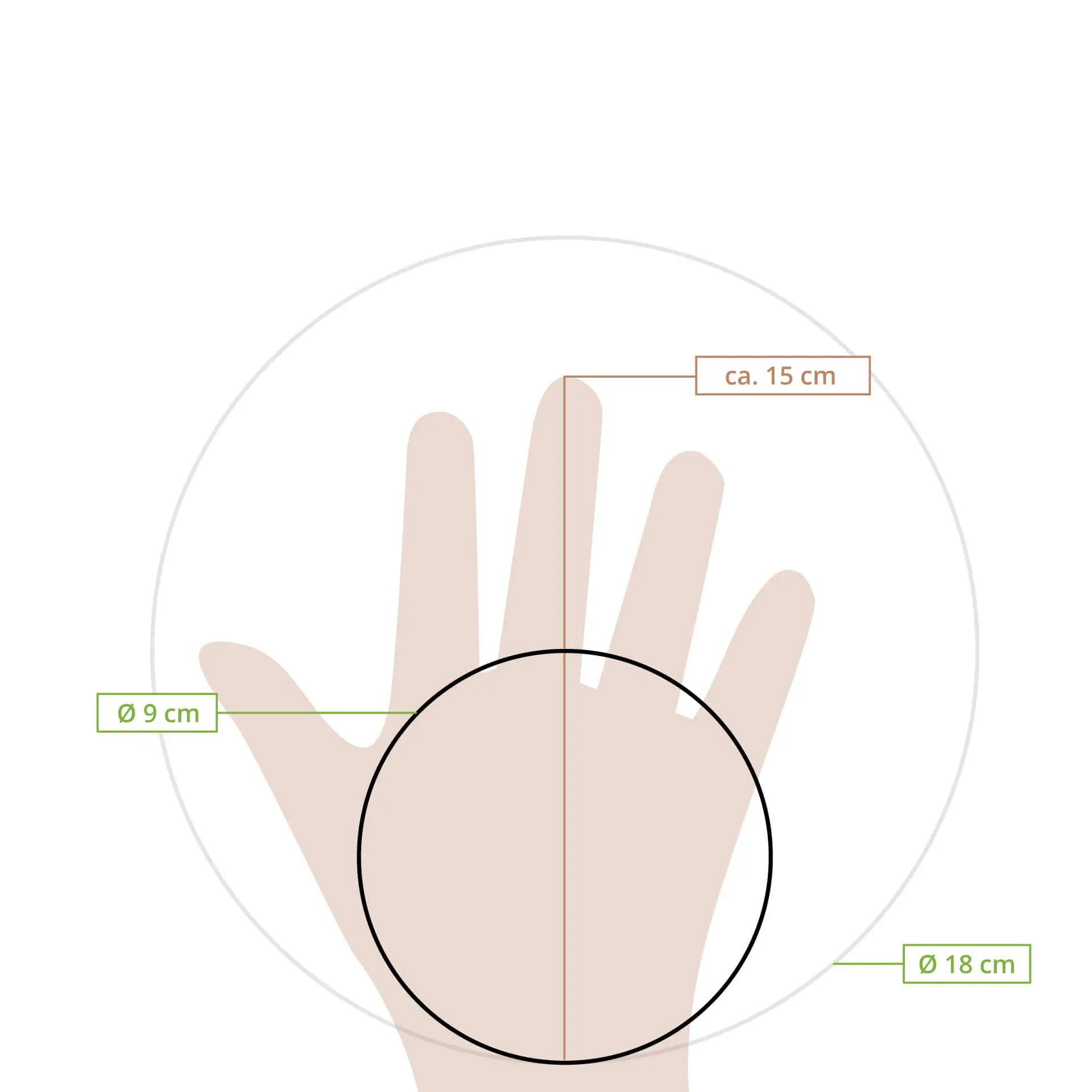 Kakaopapier-Backformen ∅ 9 cm, rund, braun