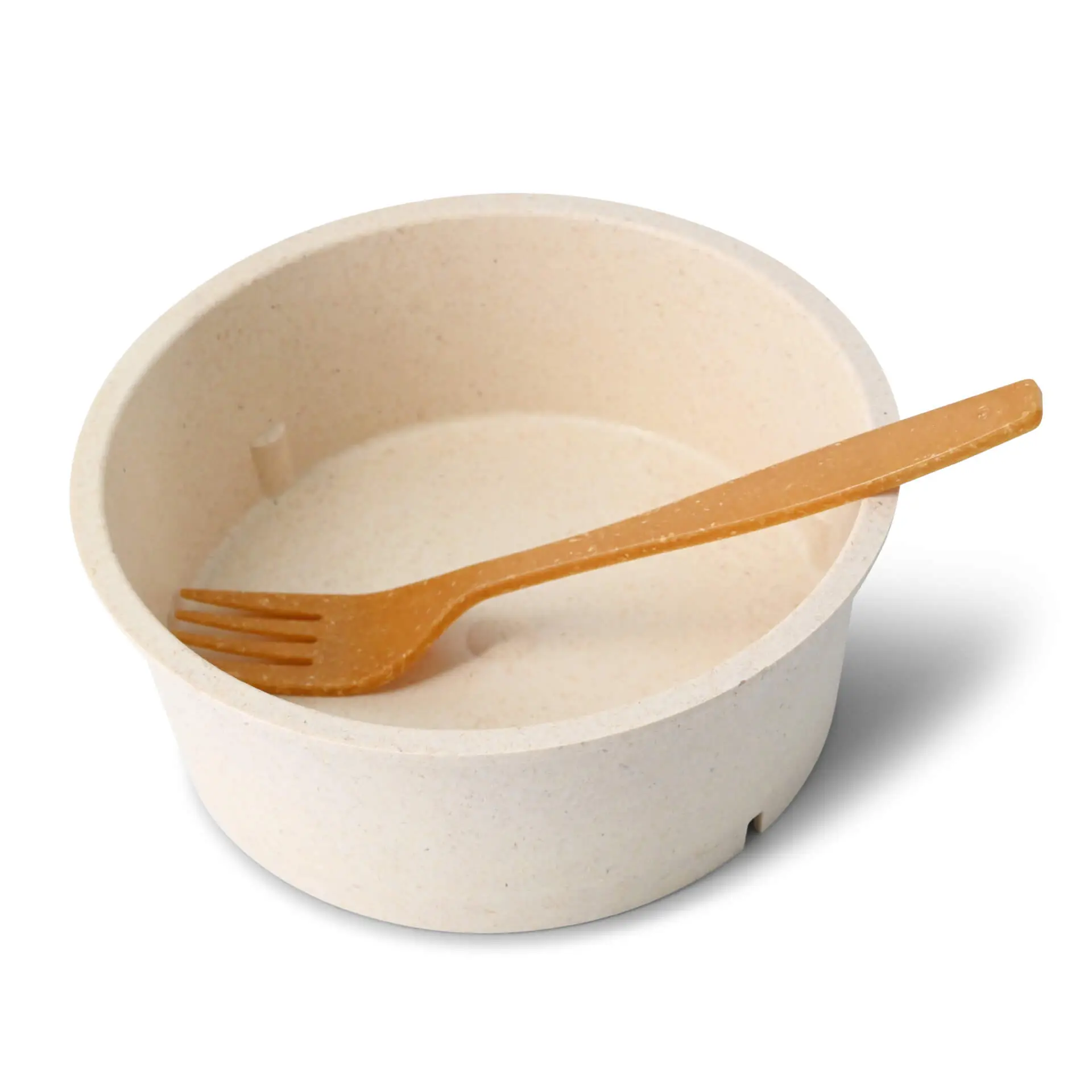 Mehrweg-Schalen "merways Bowl" 650 ml, Ø 150 mm, Cashew / creme-weiß